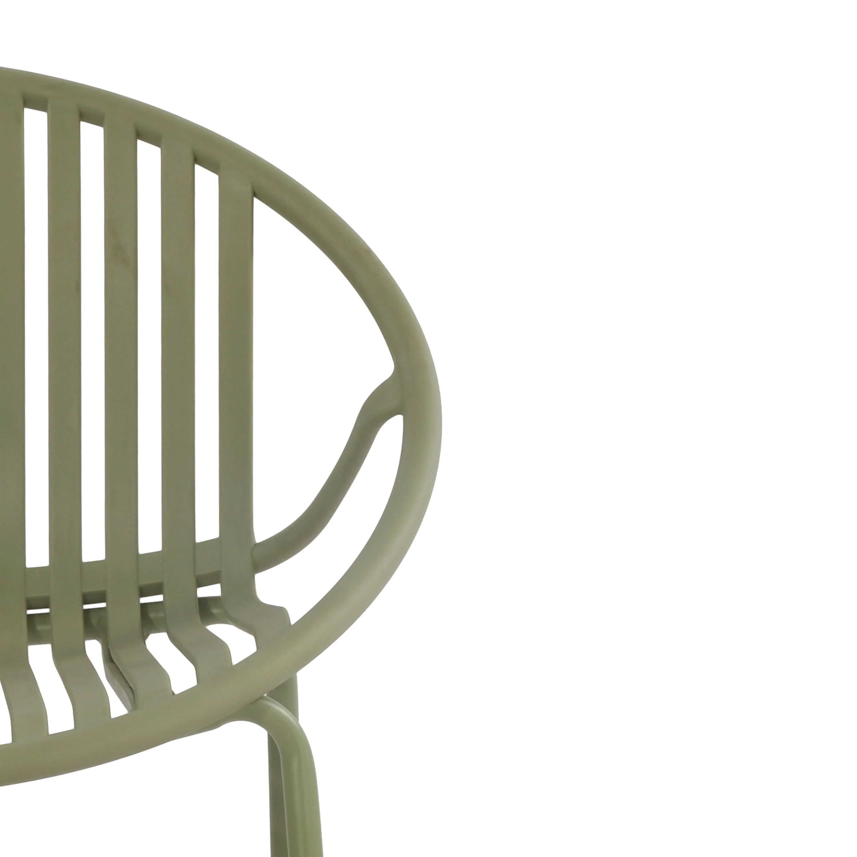Patio Dining Chairs Stackable Chairs with Breathable Design (Set of 2) - Image 9