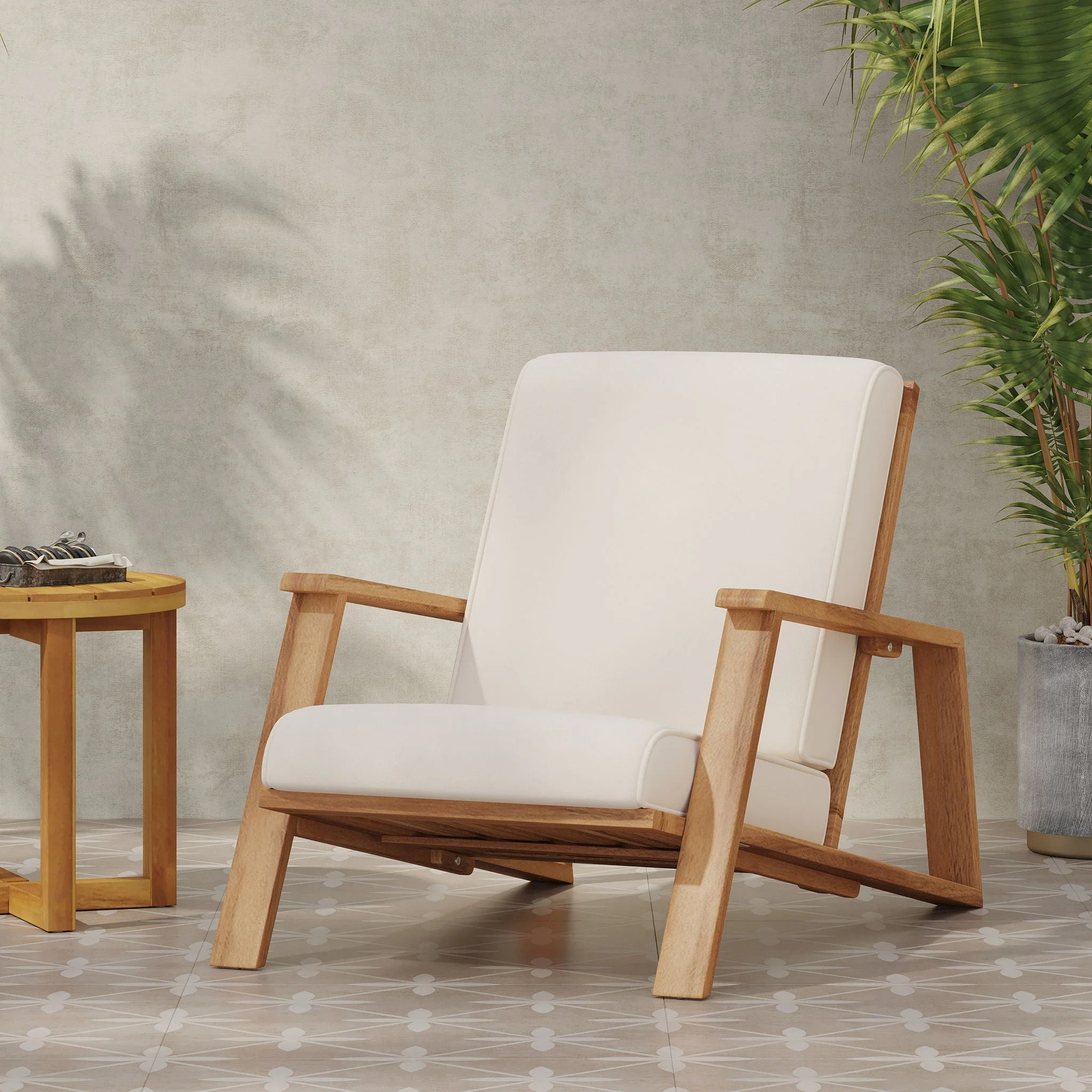 Patio Lounge Chair, Outdoor Club Chair - Image 5