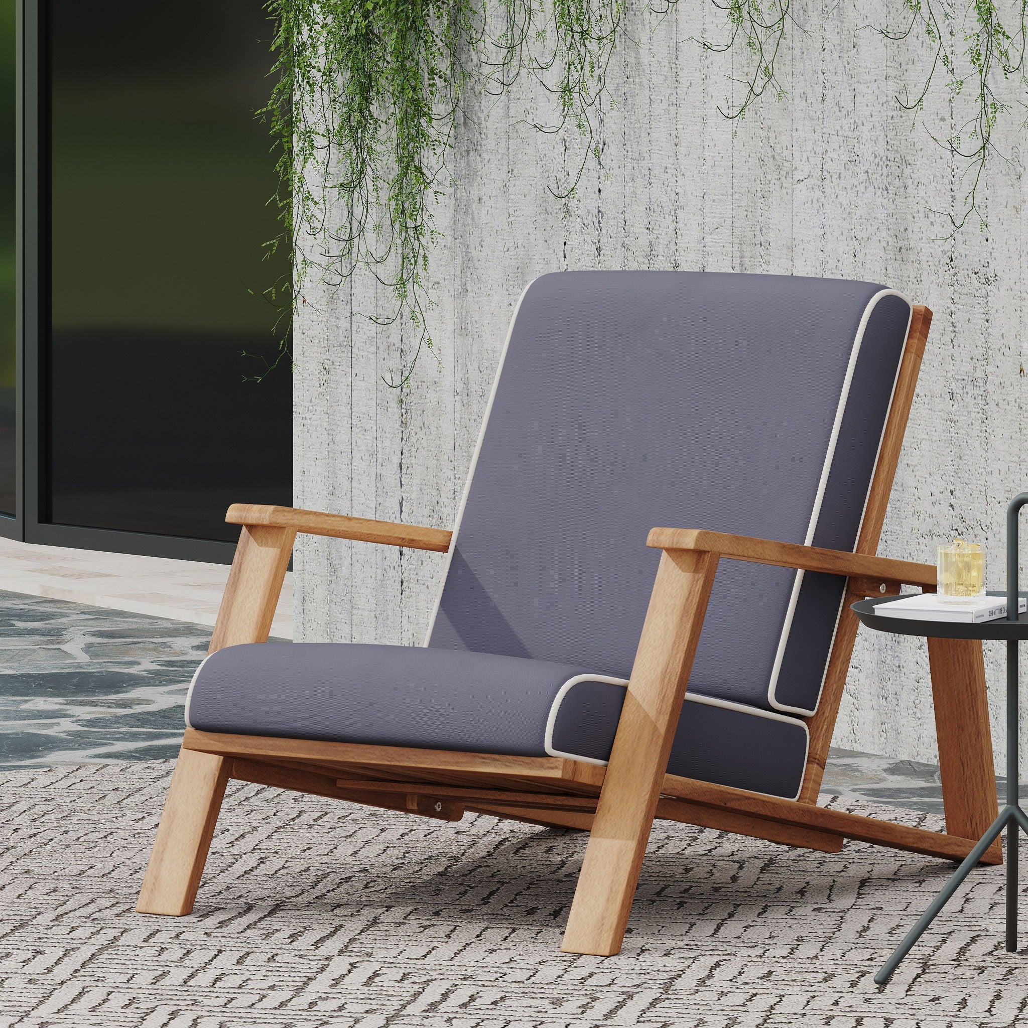 Patio Lounge Chair, Outdoor Club Chair - Image 6