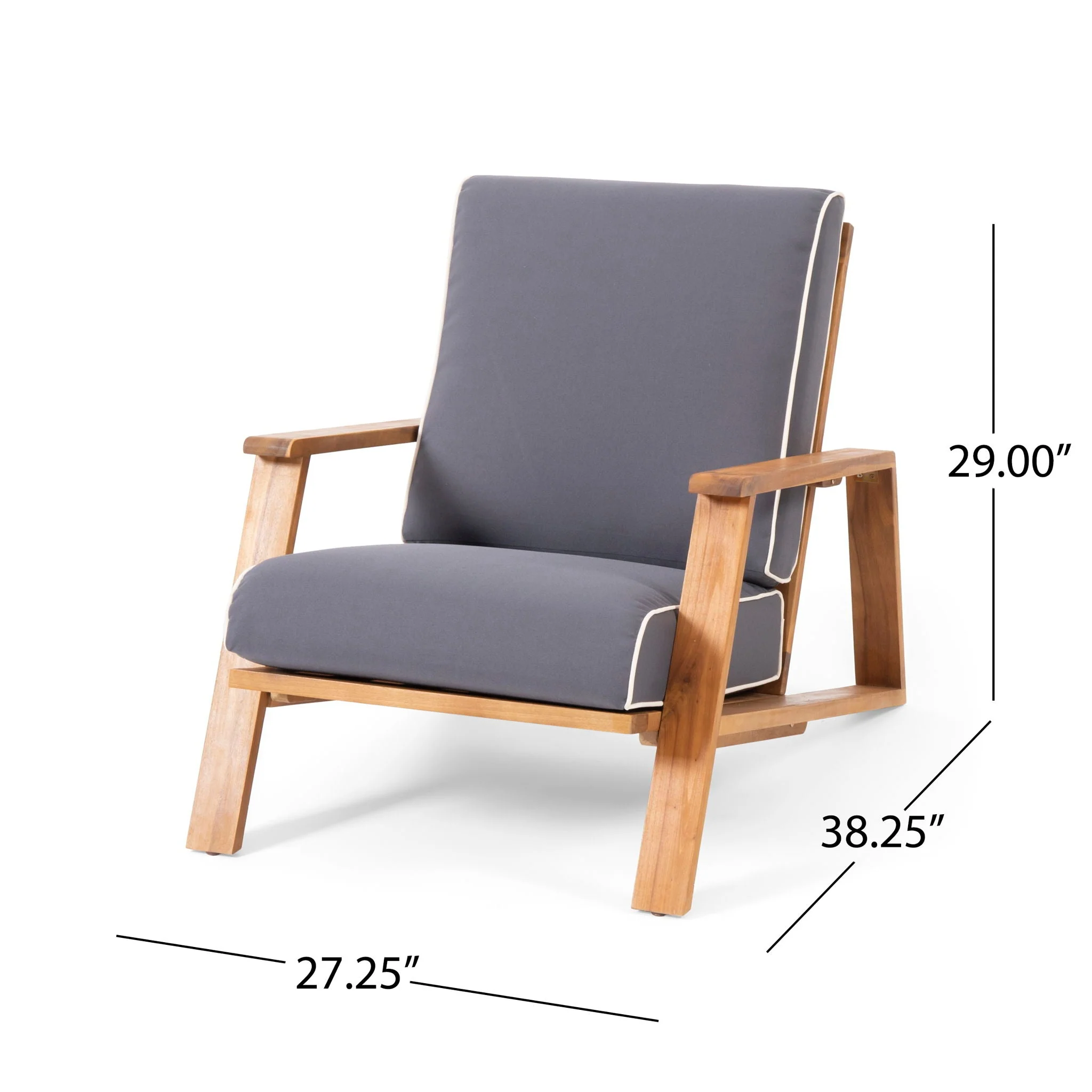 Patio Lounge Chair, Outdoor Club Chair - Image 8