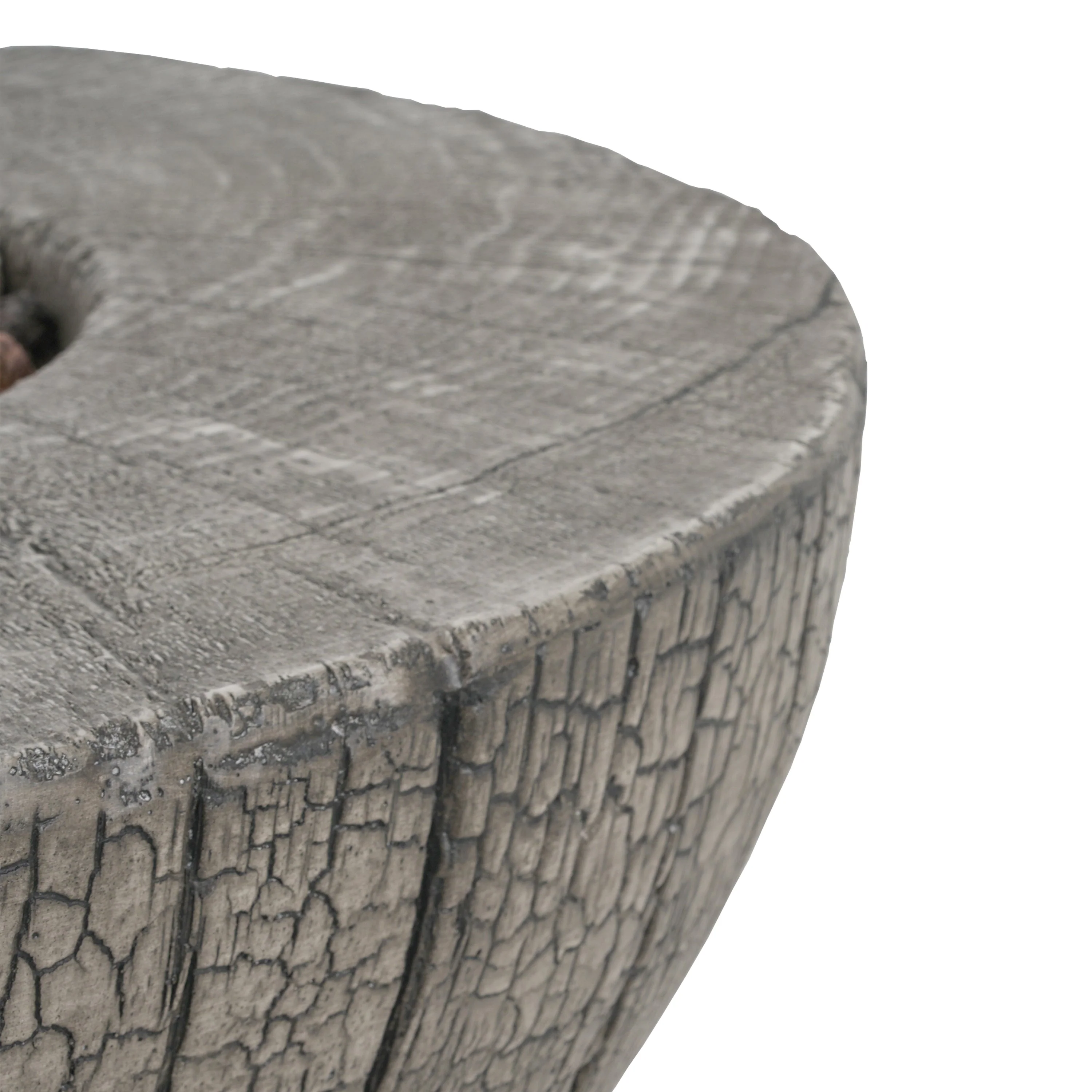 Patio MGO Propane Fire Pit, 30,000 BTU, Light Grey - Image 10