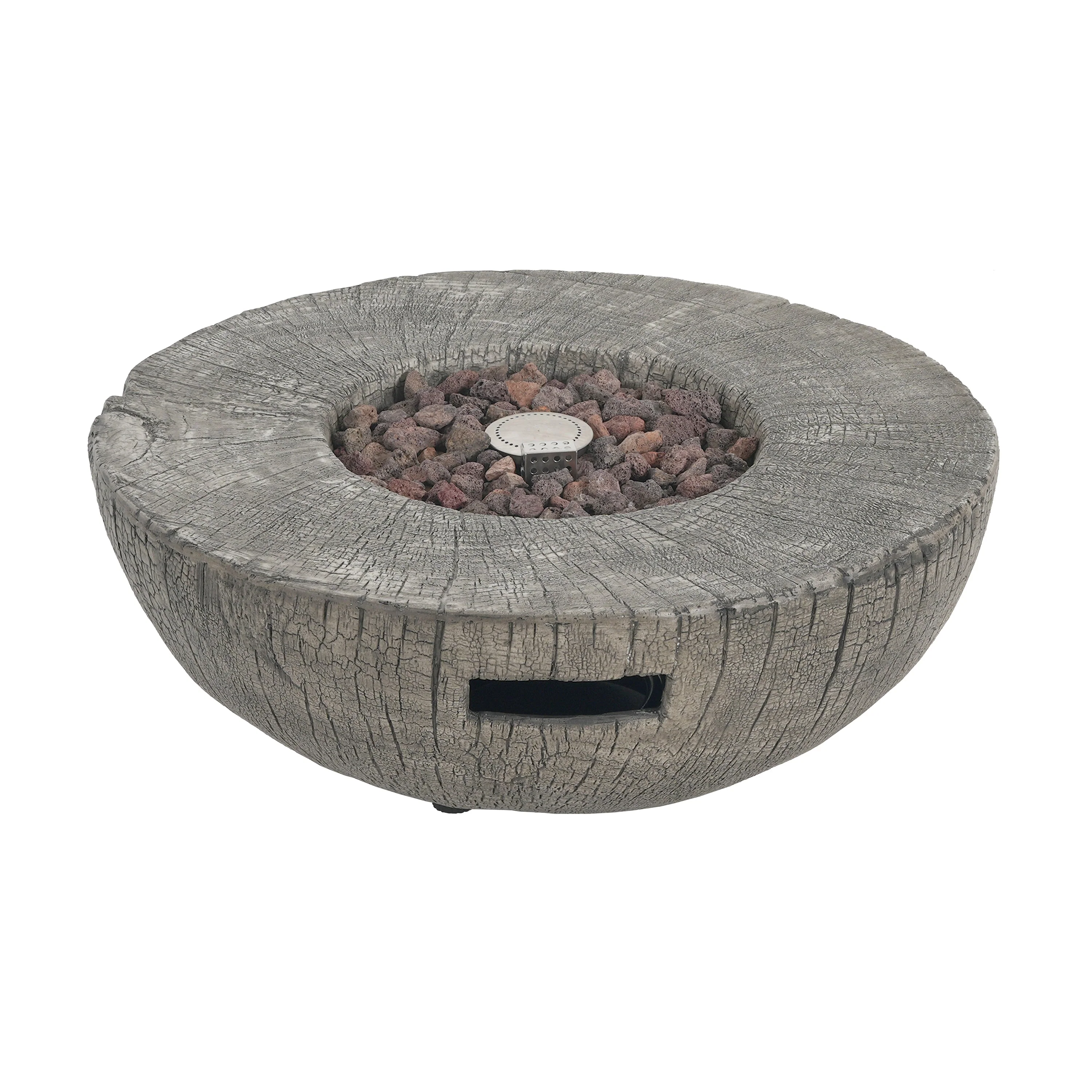 Patio MGO Propane Fire Pit, 30,000 BTU, Light Grey - Image 8