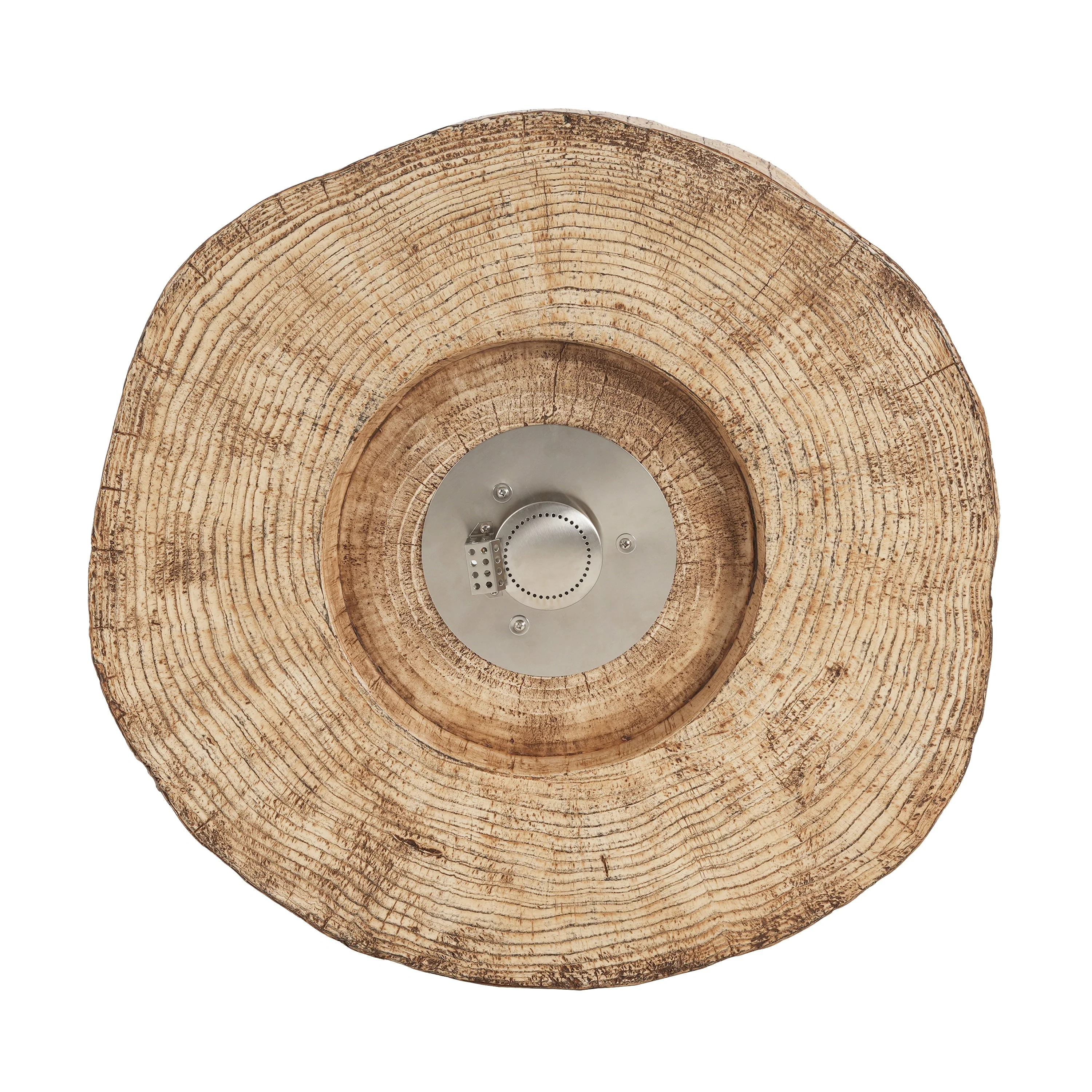 Patio MGO Propane Fire Pit, 30,000 BTU, Wood Pattern Brown - Image 10
