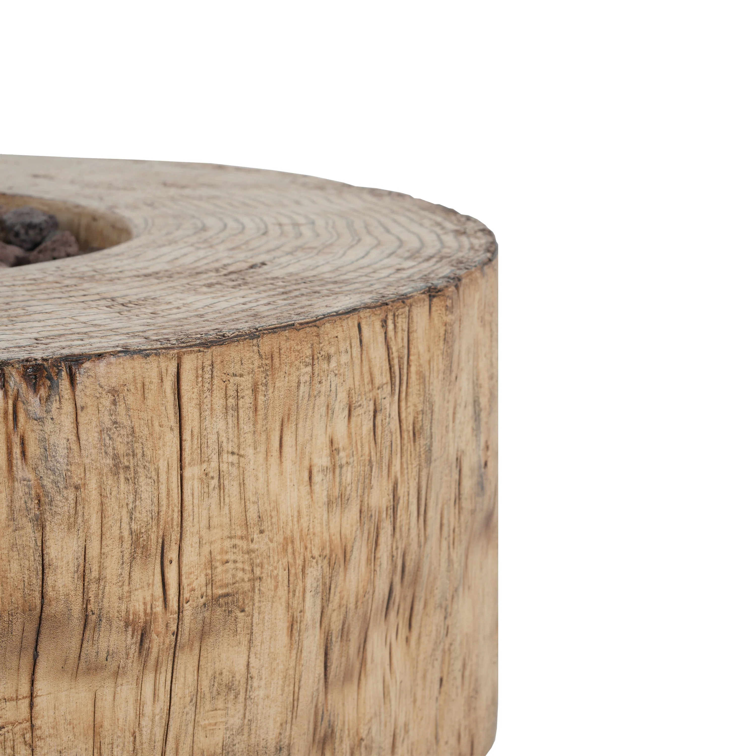 Patio MGO Propane Fire Pit, 30,000 BTU, Wood Pattern Brown - Image 7