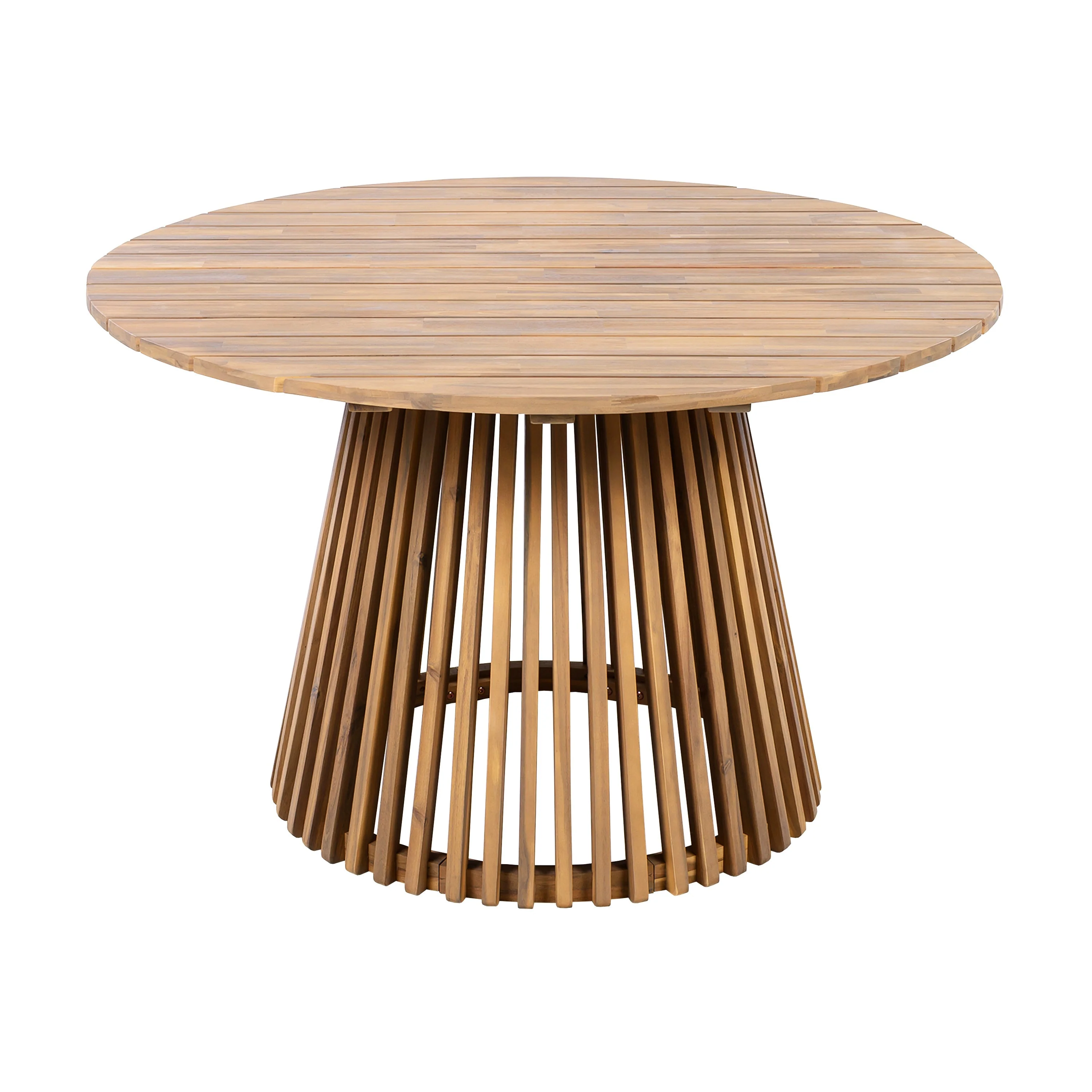 Patio Set Outdoor Acacia Wood Furniture Sets - Braided Dining Chairs & Dining Table - Image 9