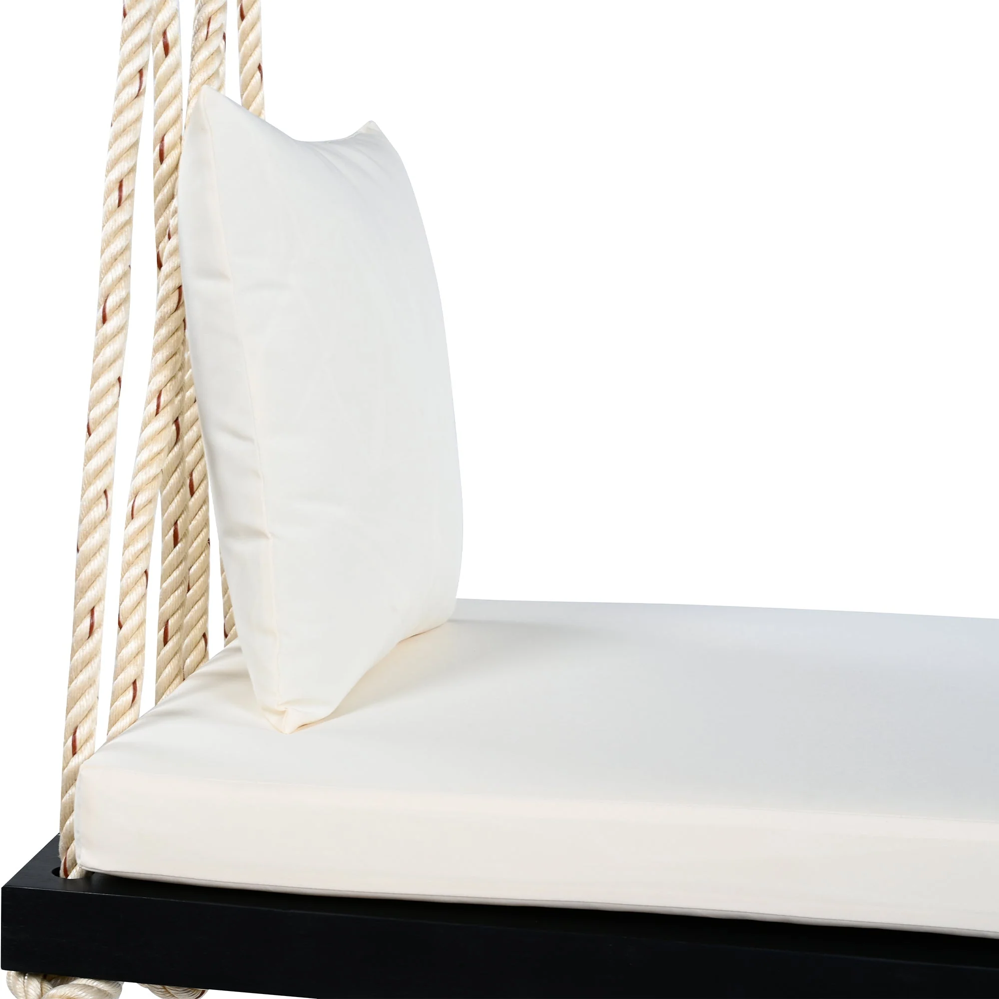 Patio Wooden Swing Chair Hanging Porch Swing Bench - Image 10