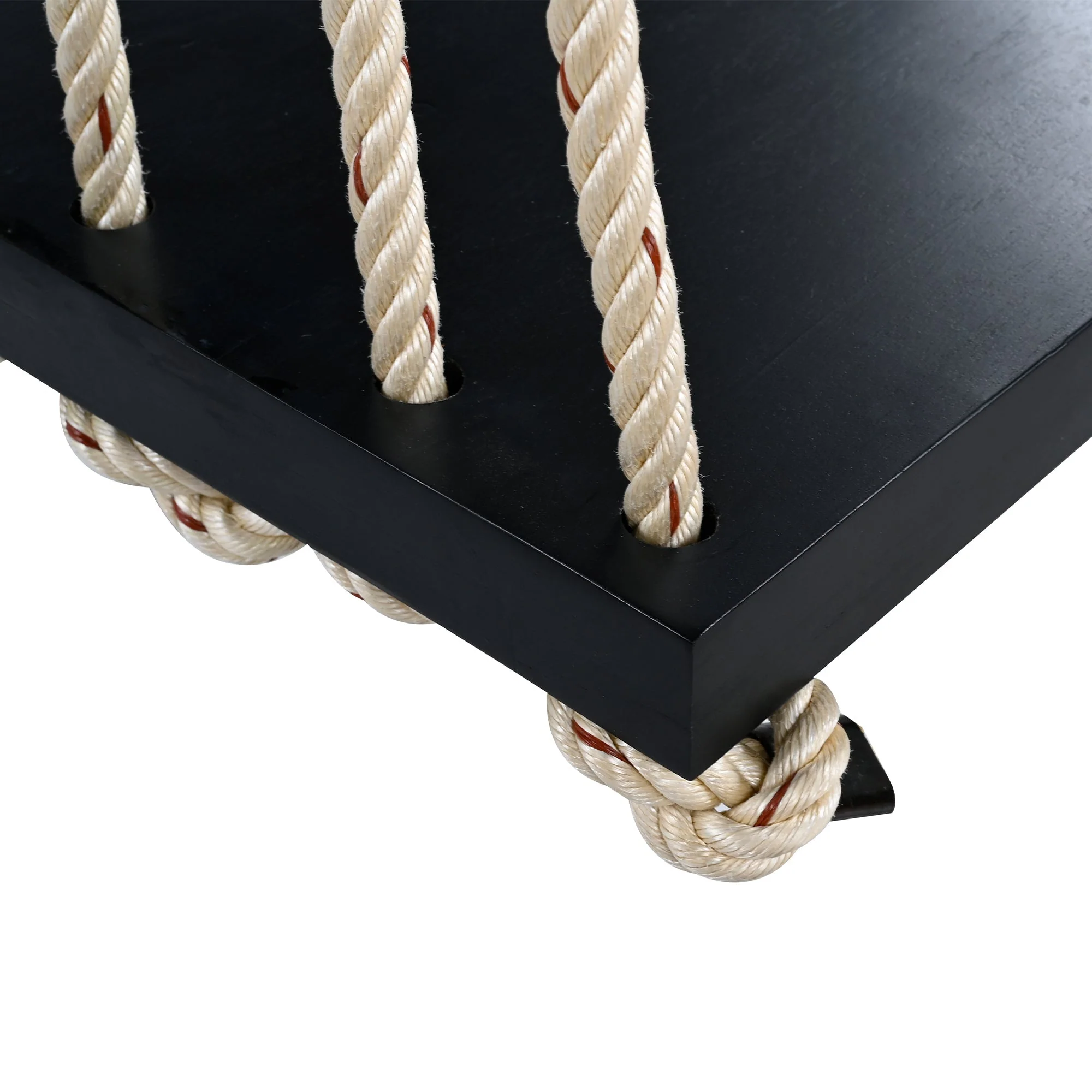 Patio Wooden Swing Chair Hanging Porch Swing Bench - Image 13