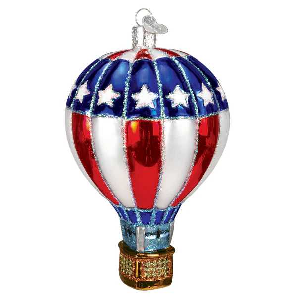 Patriotic Hot Air Balloon Ornament - Image 3
