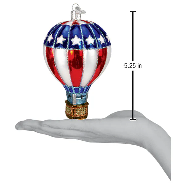 Patriotic Hot Air Balloon Ornament - Image 4