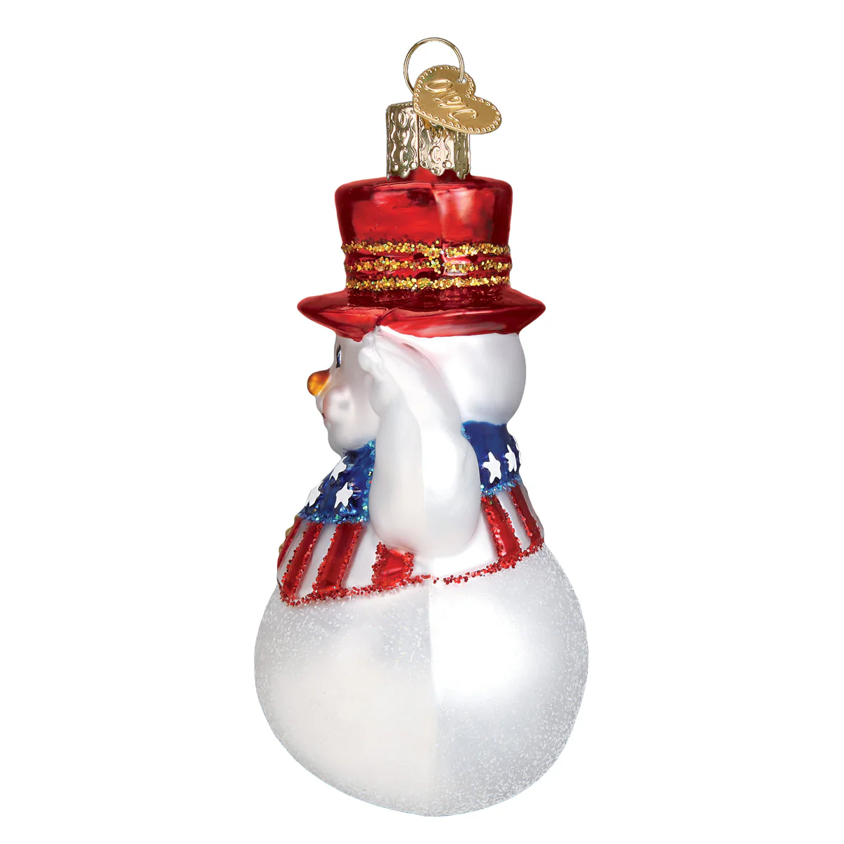 Patriotic Snowman Ornament - Image 5