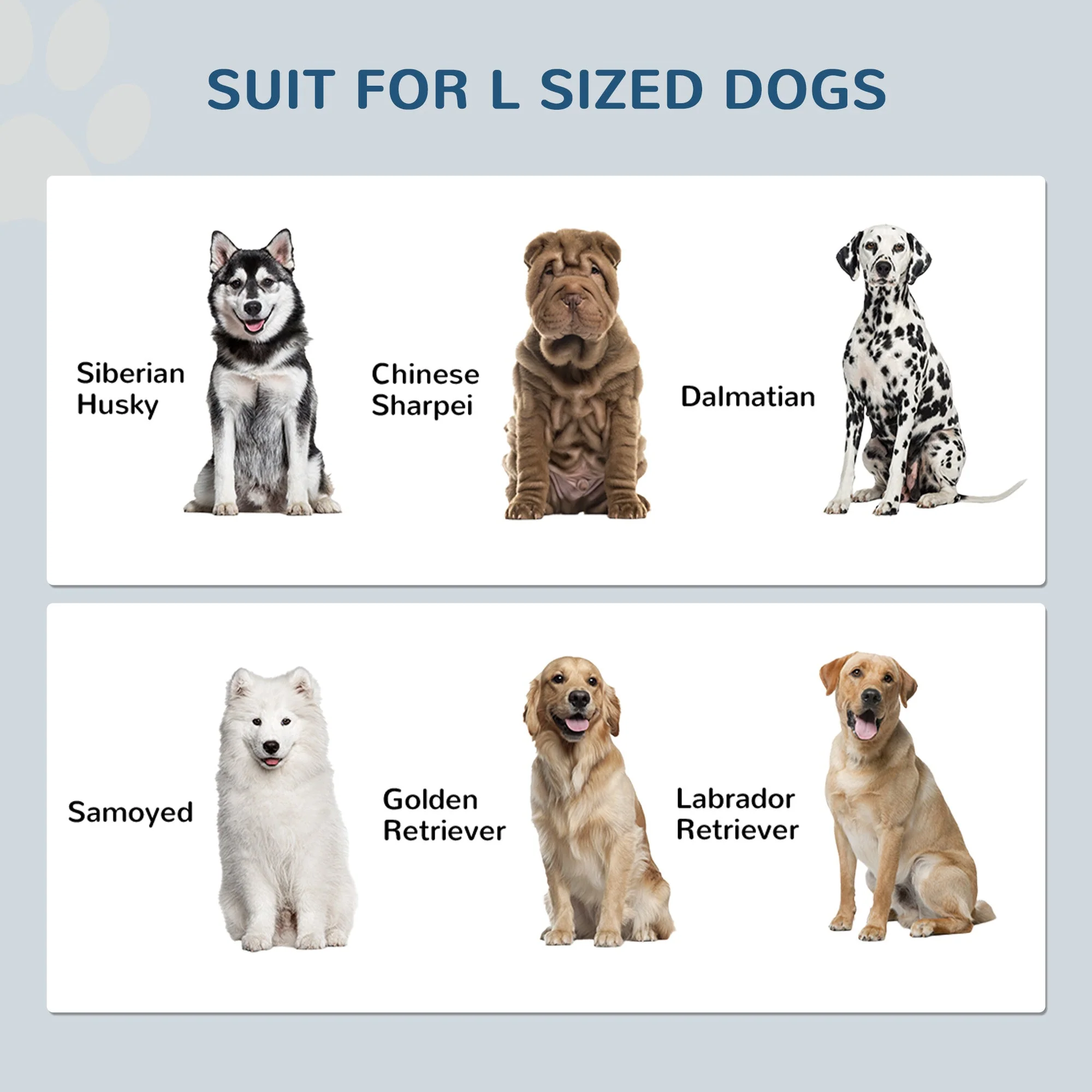 PawHut Large Elevated Dog Bowls with Storage Cabinet - Image 3