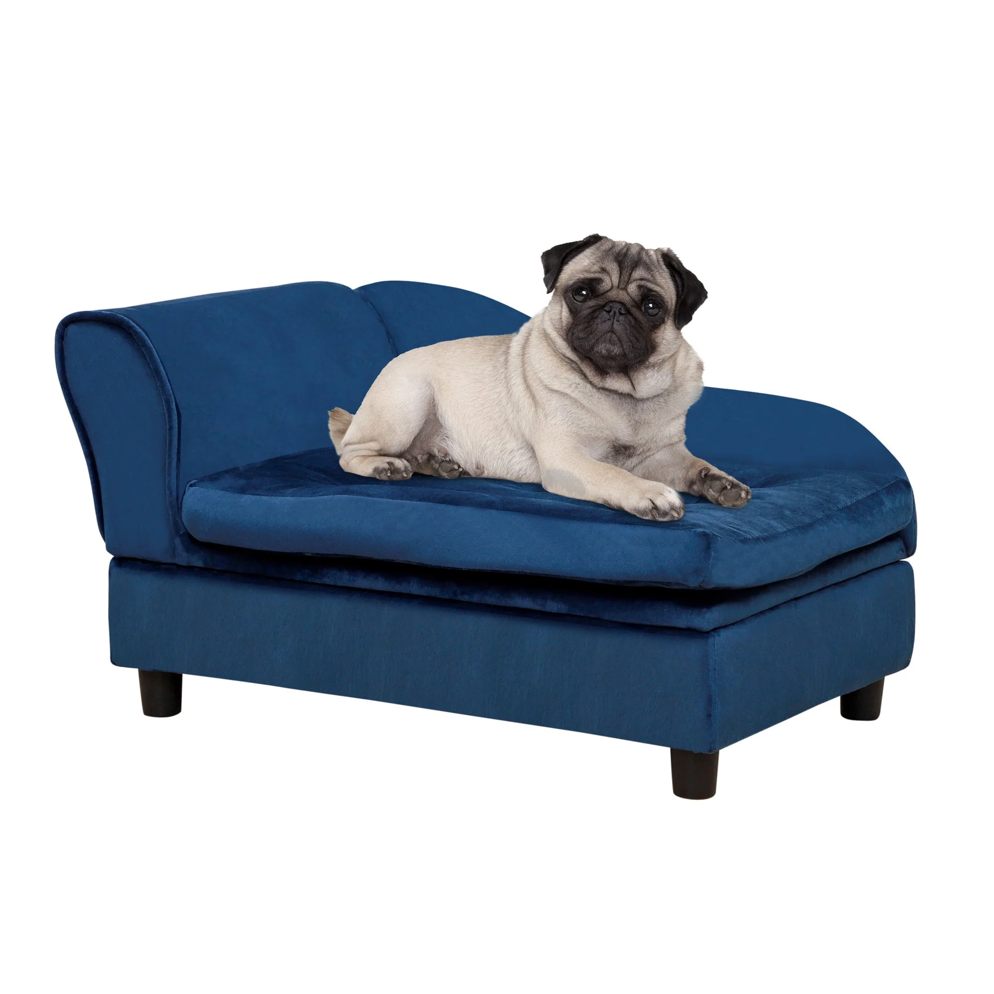 PawHut Luxury Fancy Dog Bed for Small Dogs with Hidden Storage - Image 2