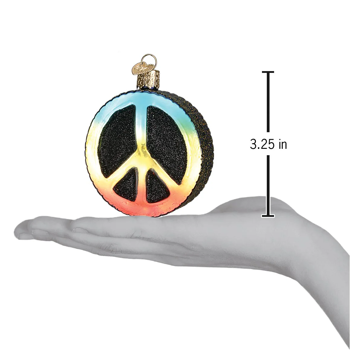 Peace Sign Ornament - Image 4