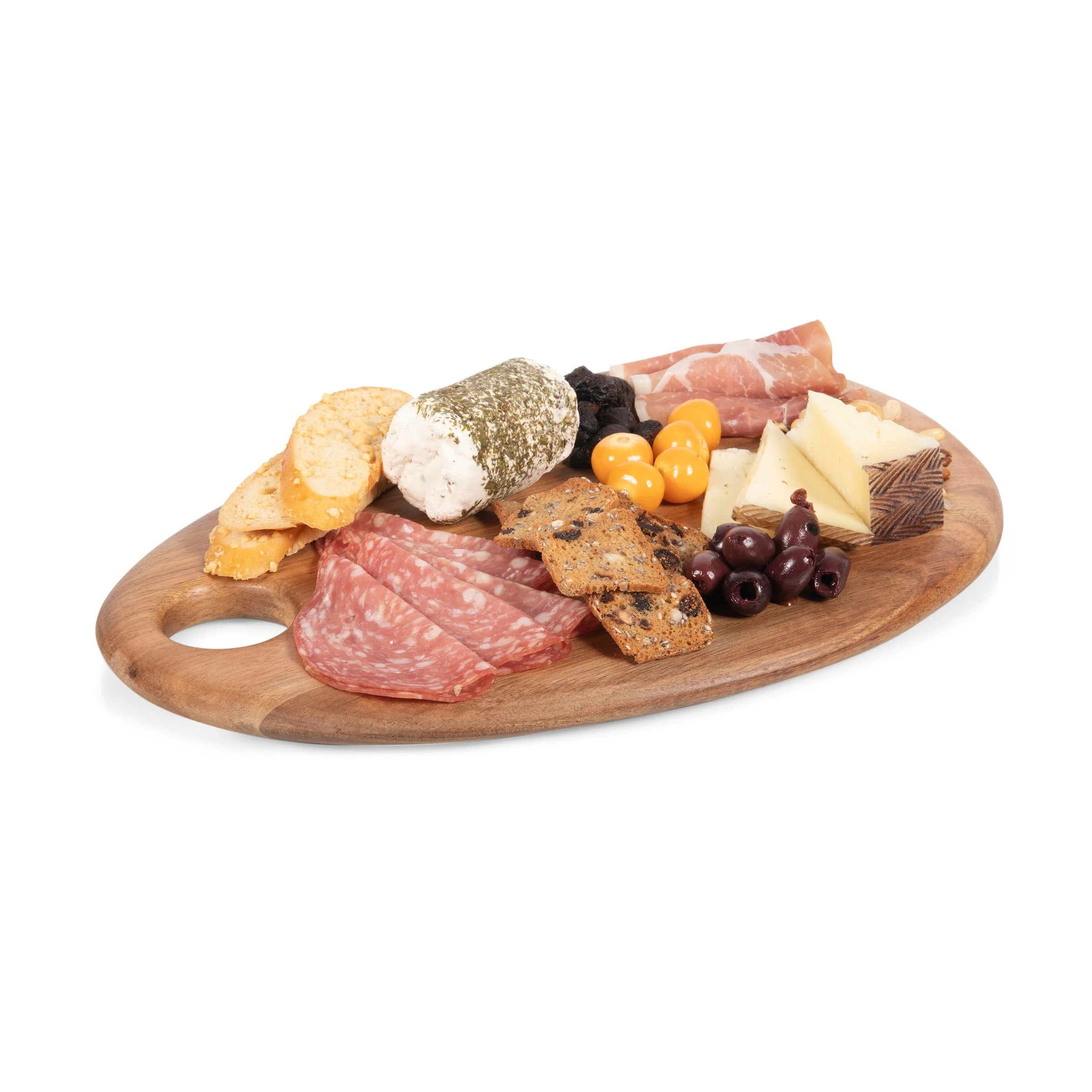 Pebble Shaped Acacia Serving Board 15" x 10" - Image 10