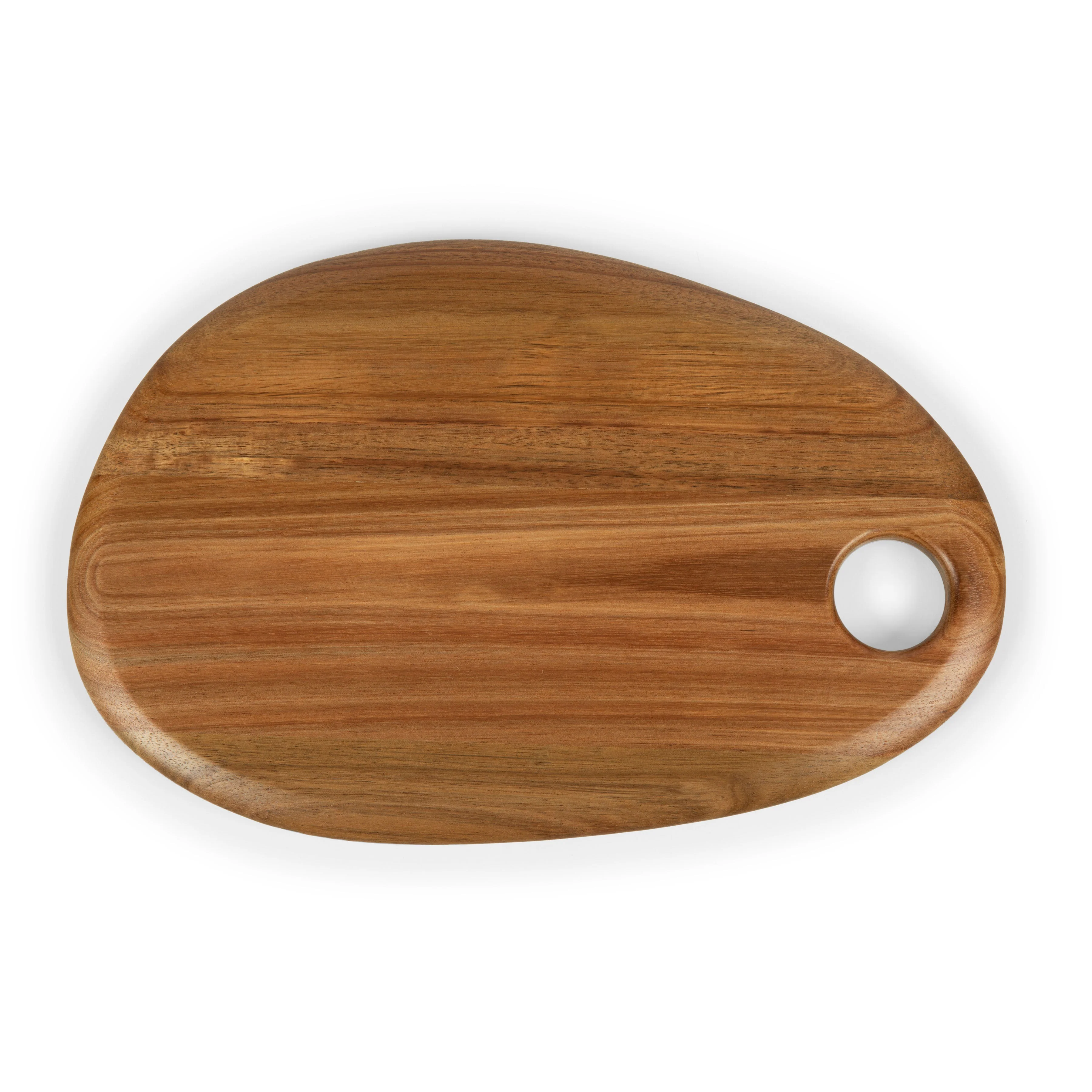 Pebble Shaped Acacia Serving Board 15" x 10" - Image 6