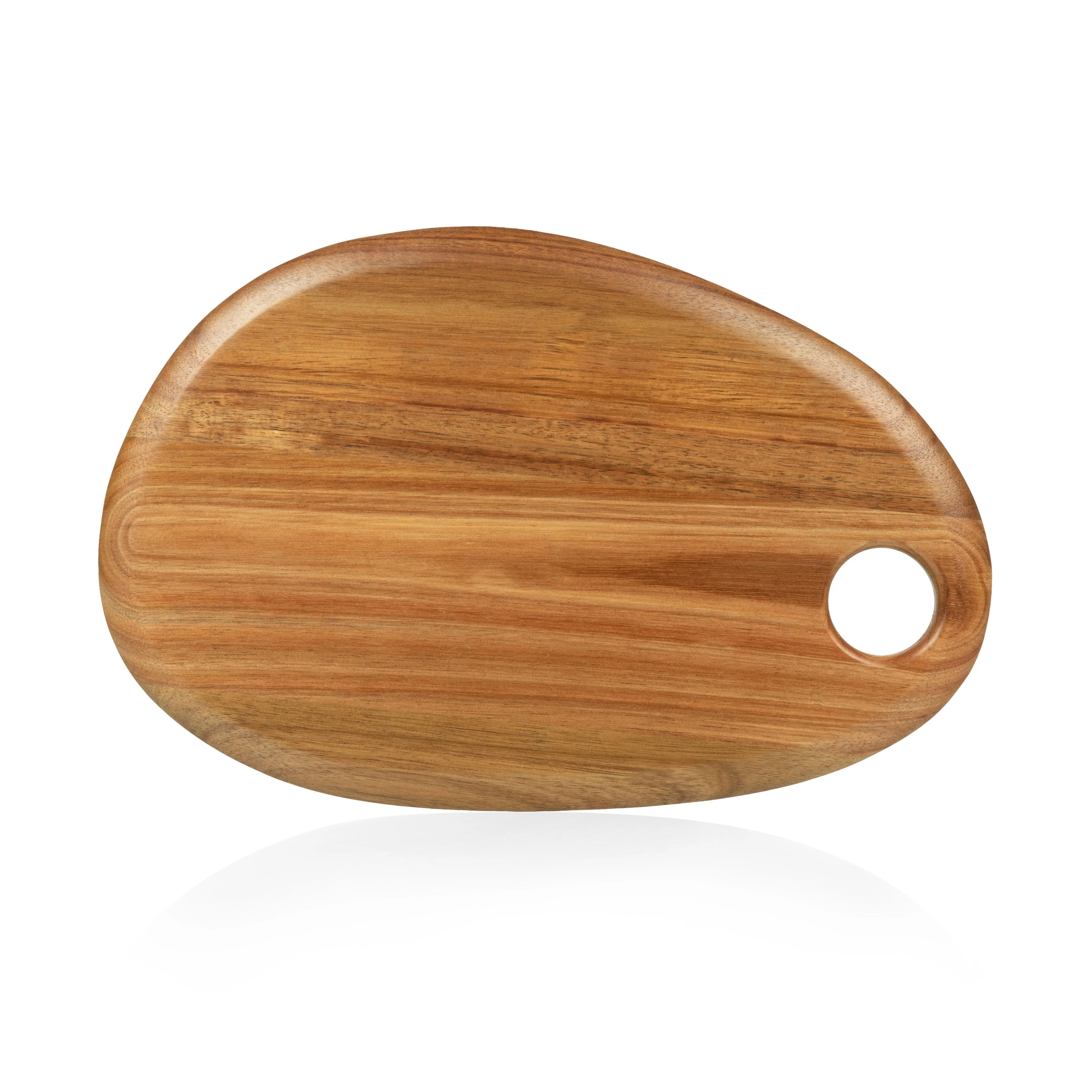 Pebble Shaped Acacia Serving Board 15" x 10" - Image 7