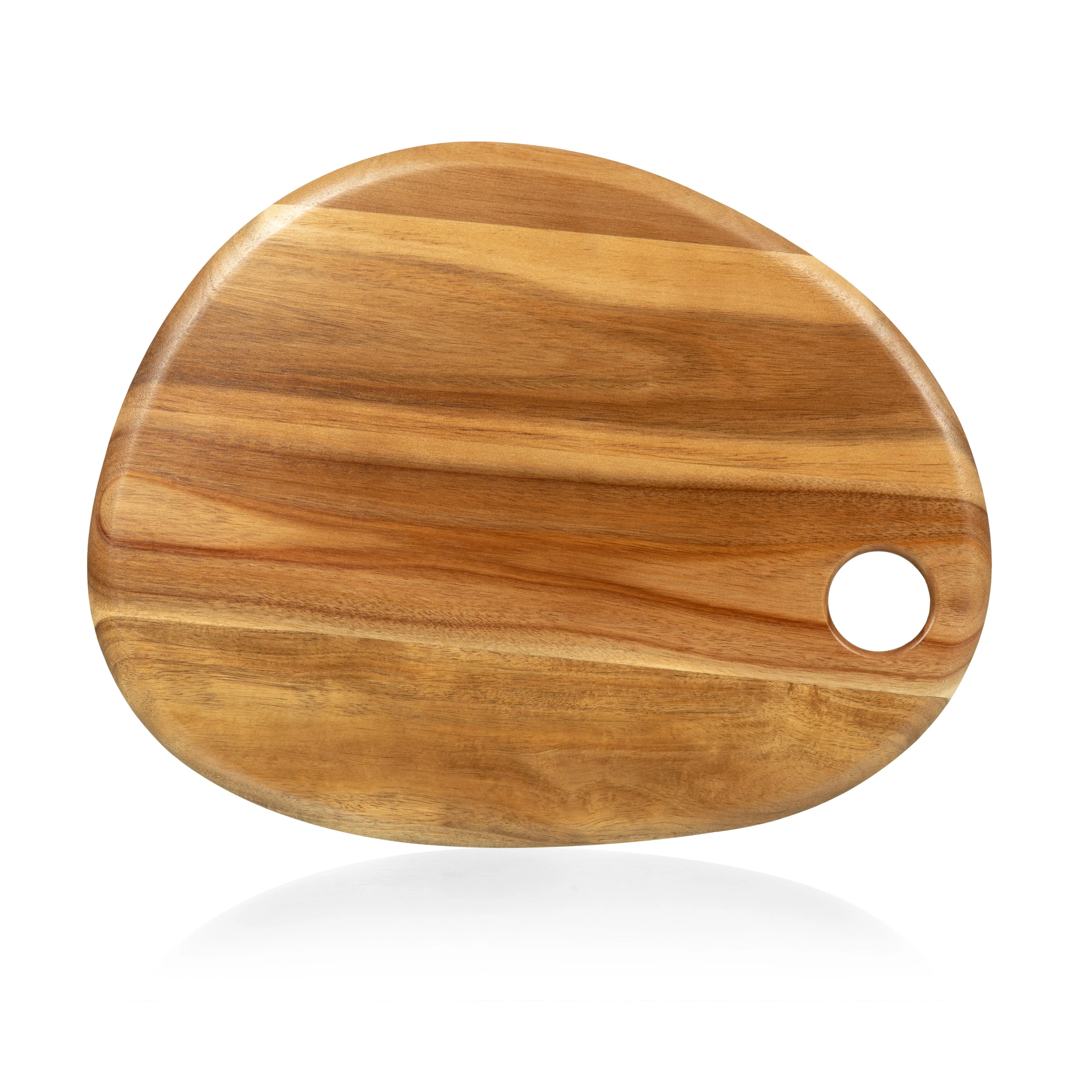 Pebble Shaped Acacia Serving Board 18" x 15" - Image 6