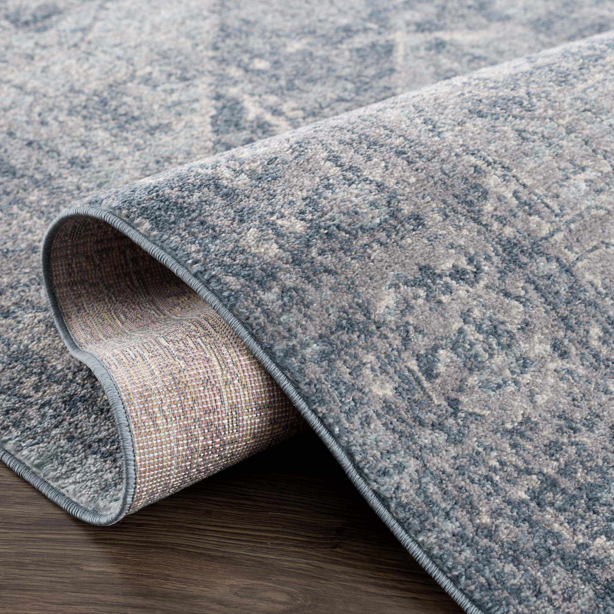 Peeta Blue Medallion Area Rug - Image 5