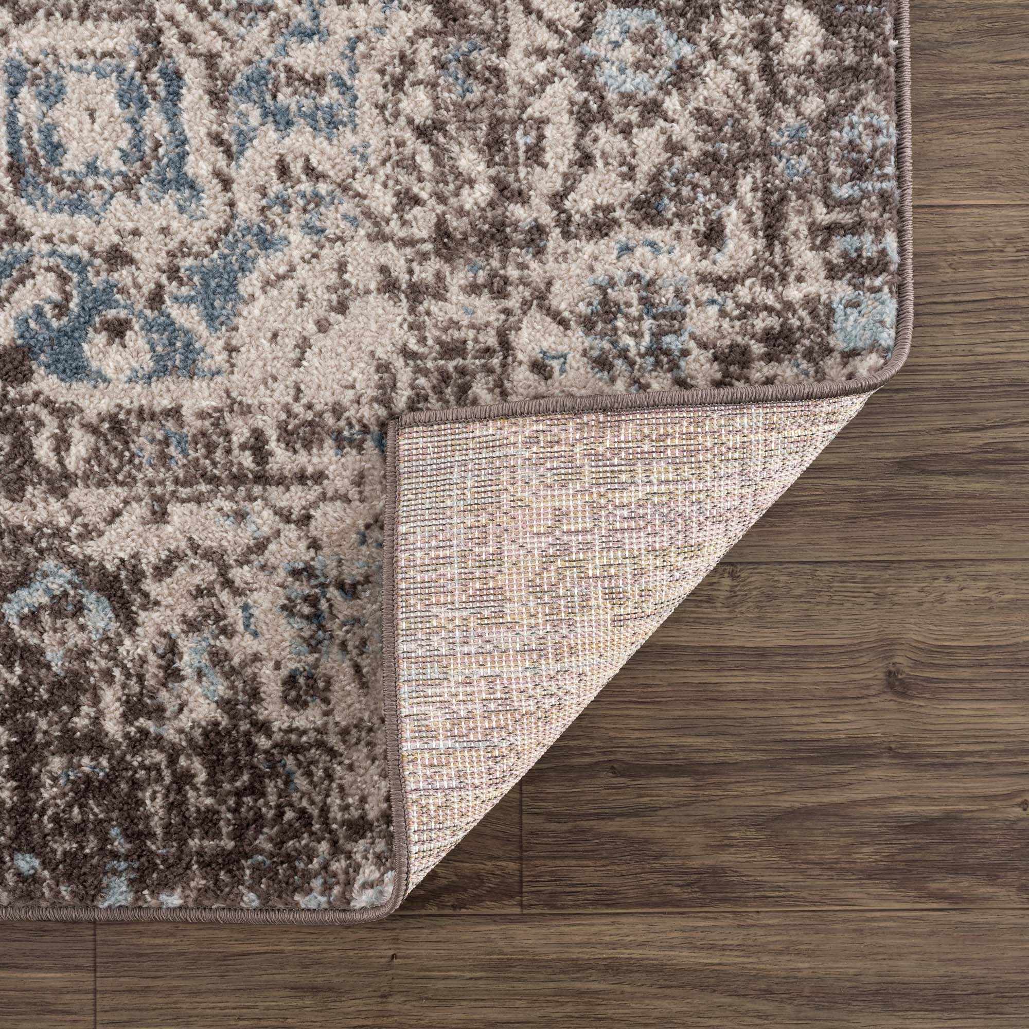 Peeta Dark Brown Medallion Area Rug - Image 4
