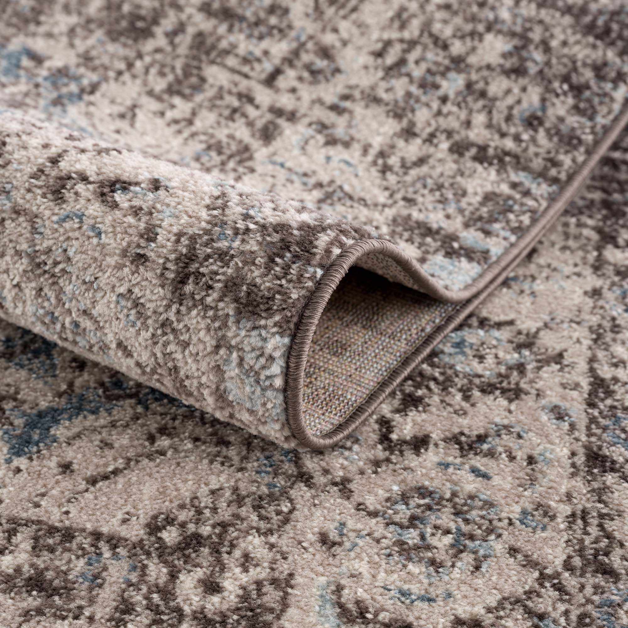 Peeta Dark Brown Medallion Area Rug - Image 5