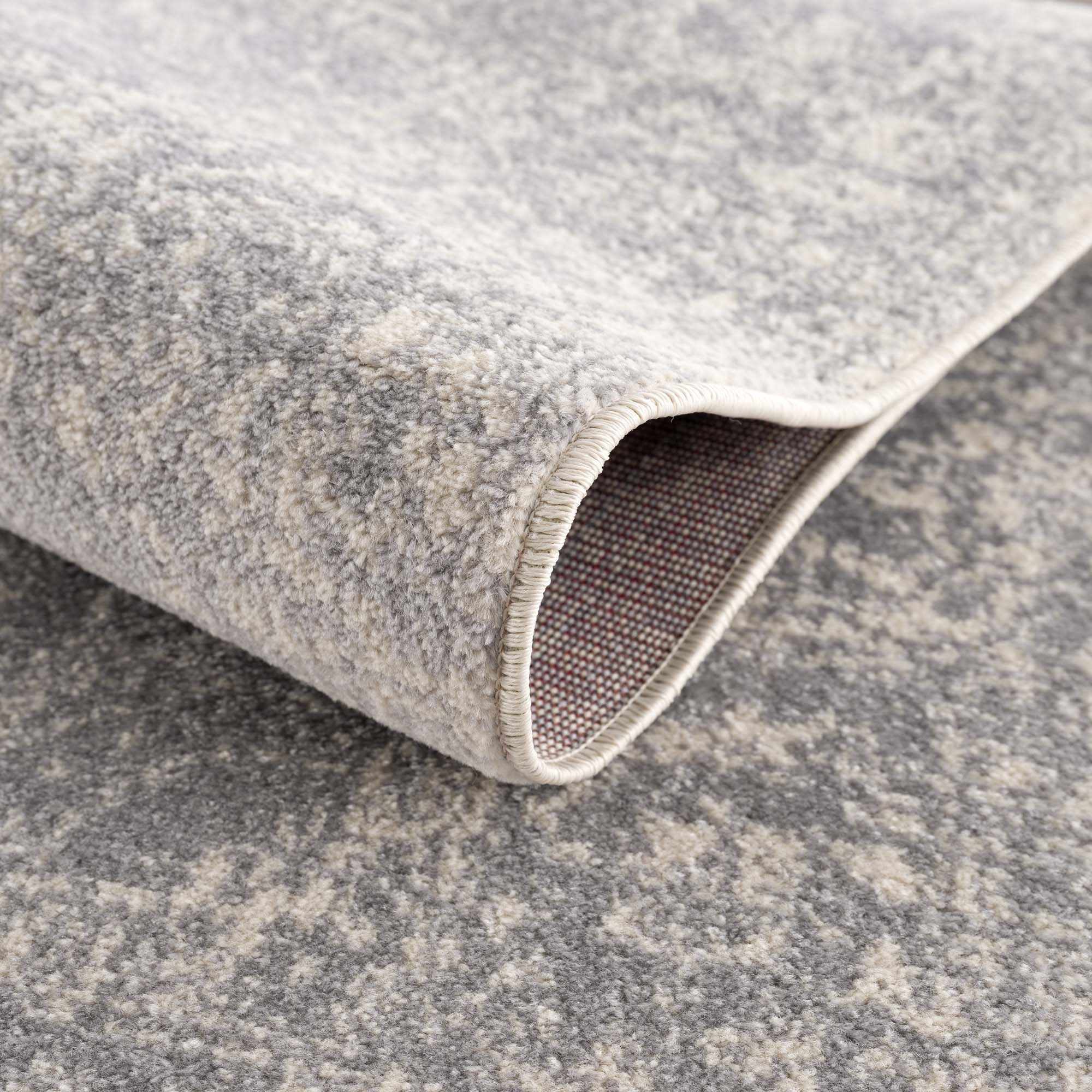 Peeta Gray Medallion Area Rug - Image 5