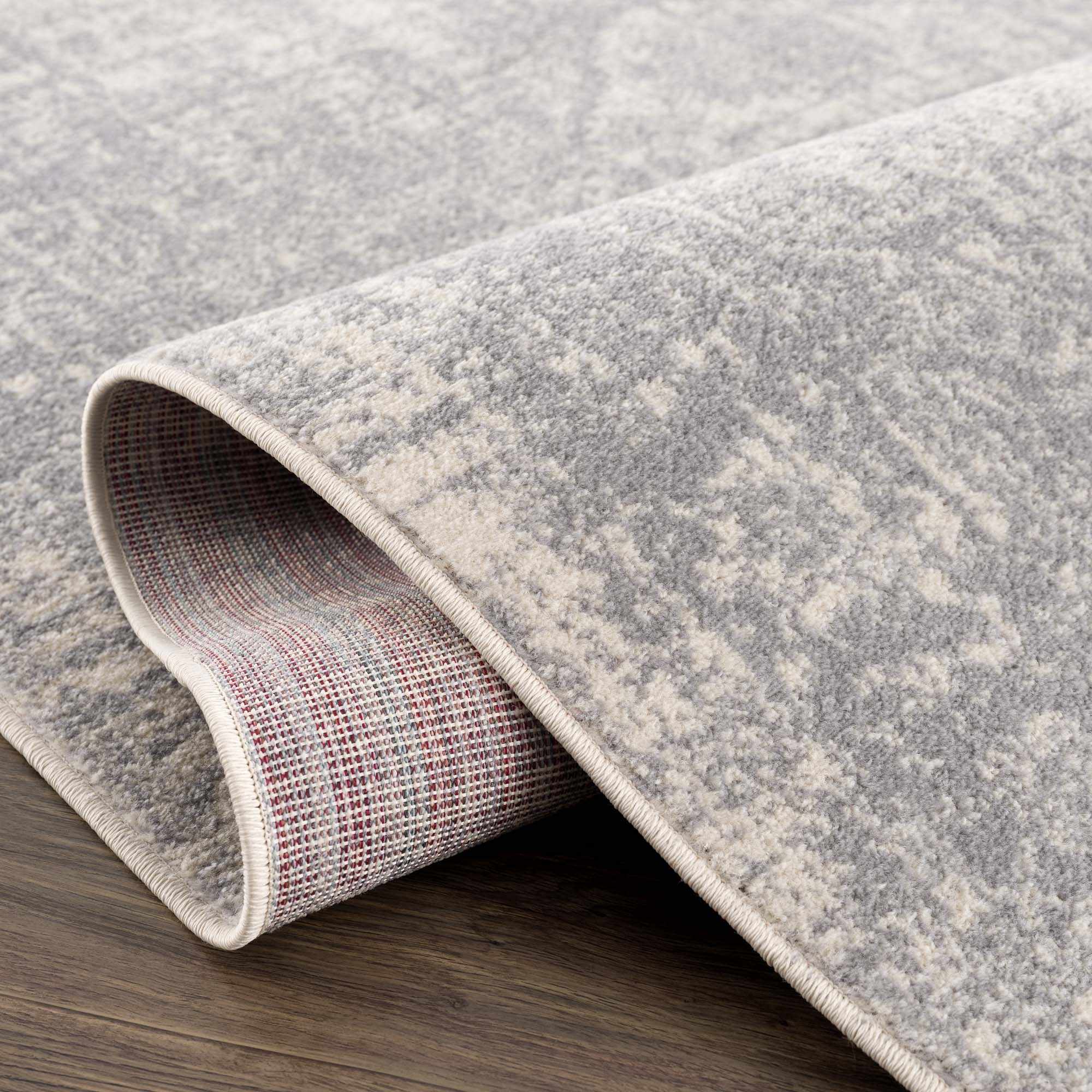 Peeta Gray Medallion Area Rug - Image 6