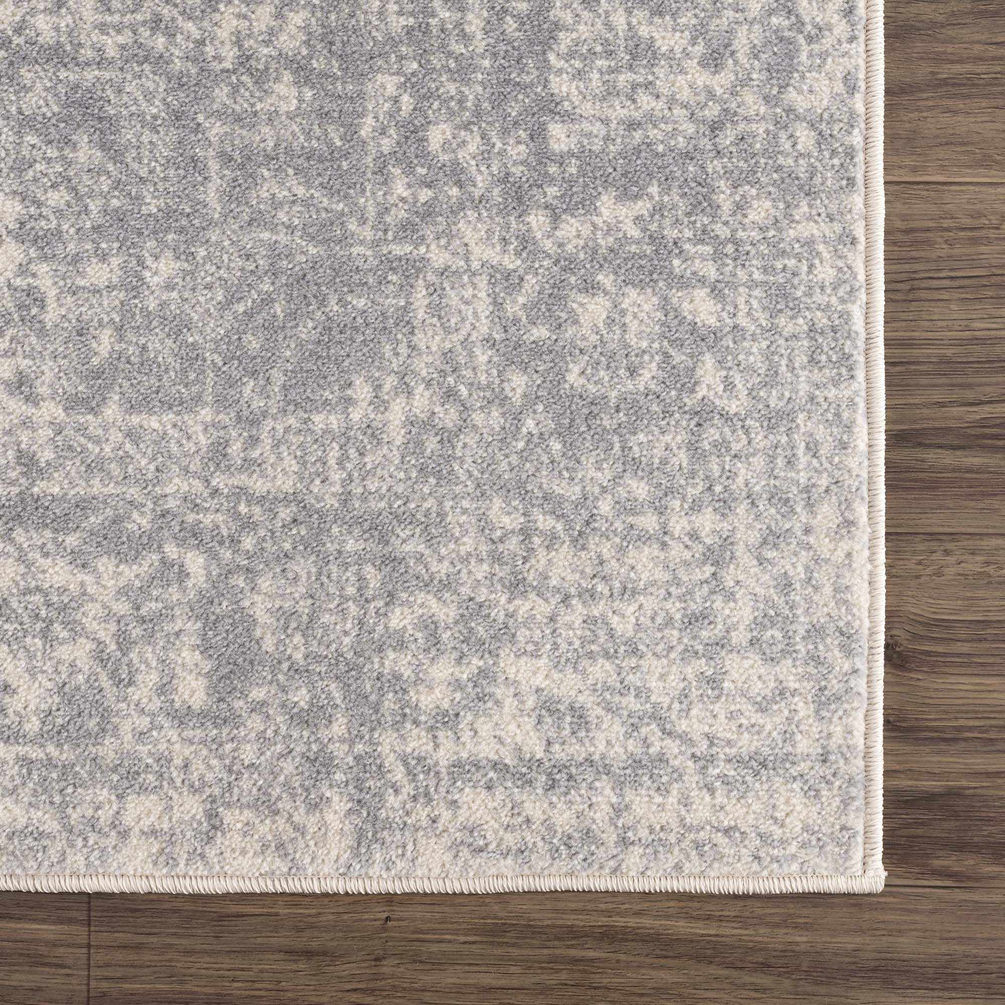 Peeta Gray Medallion Area Rug - Image 7