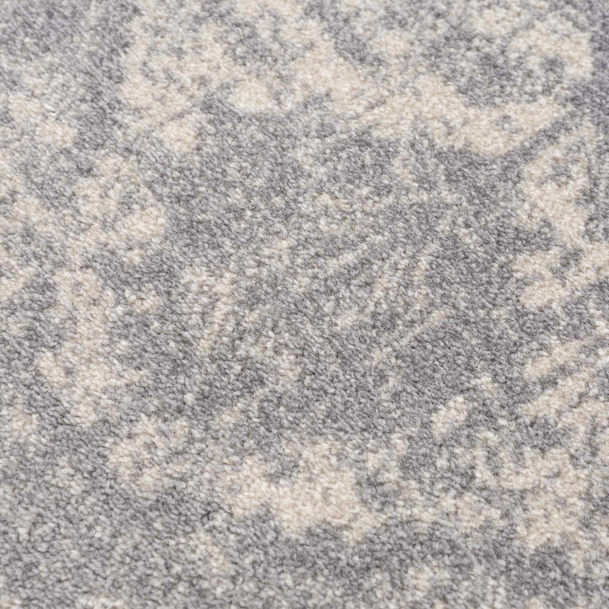 Peeta Gray Medallion Area Rug - Image 9