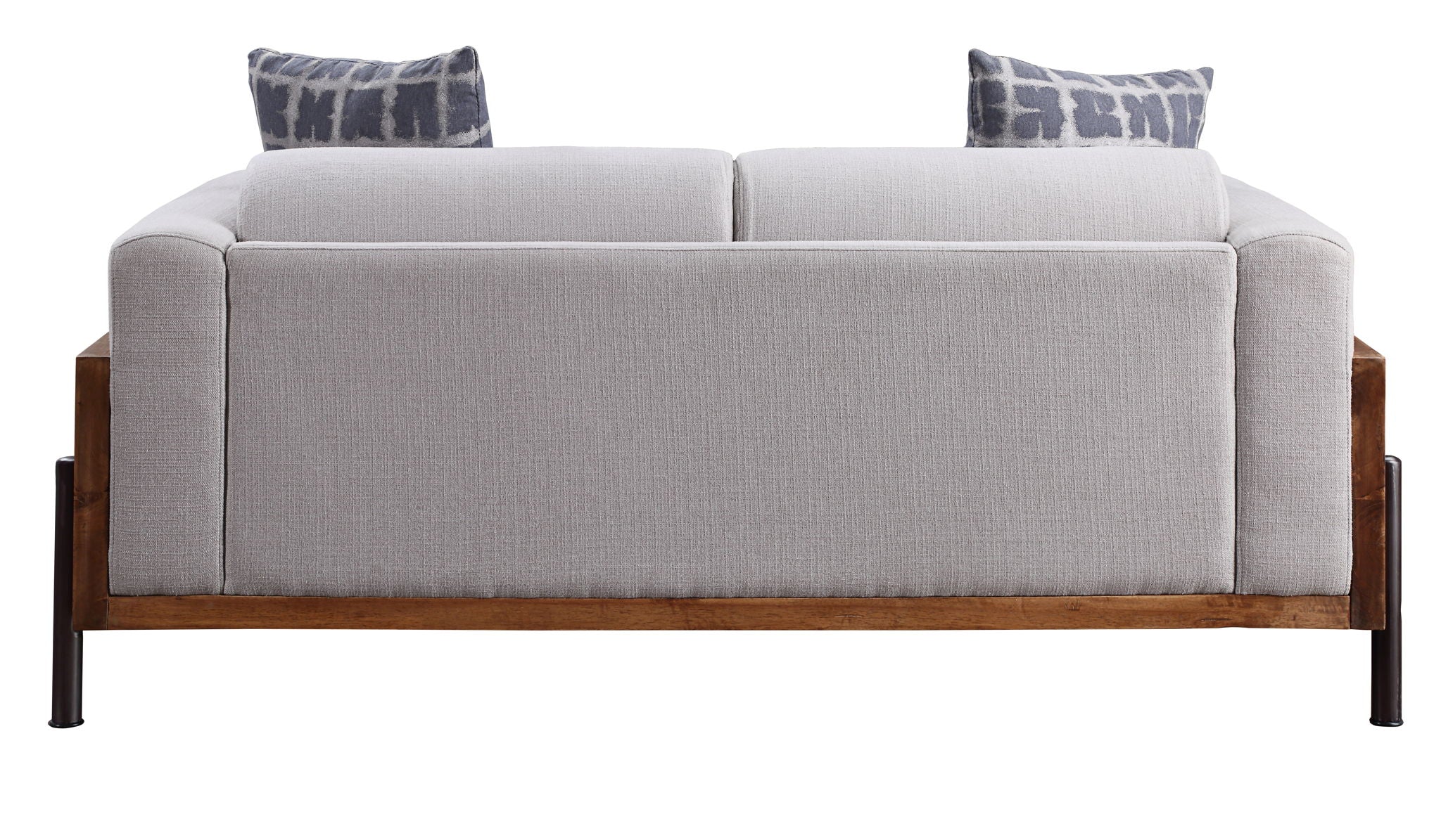 Pelton - Loveseat With 2 Toss Pillows - Walnut - Image 3