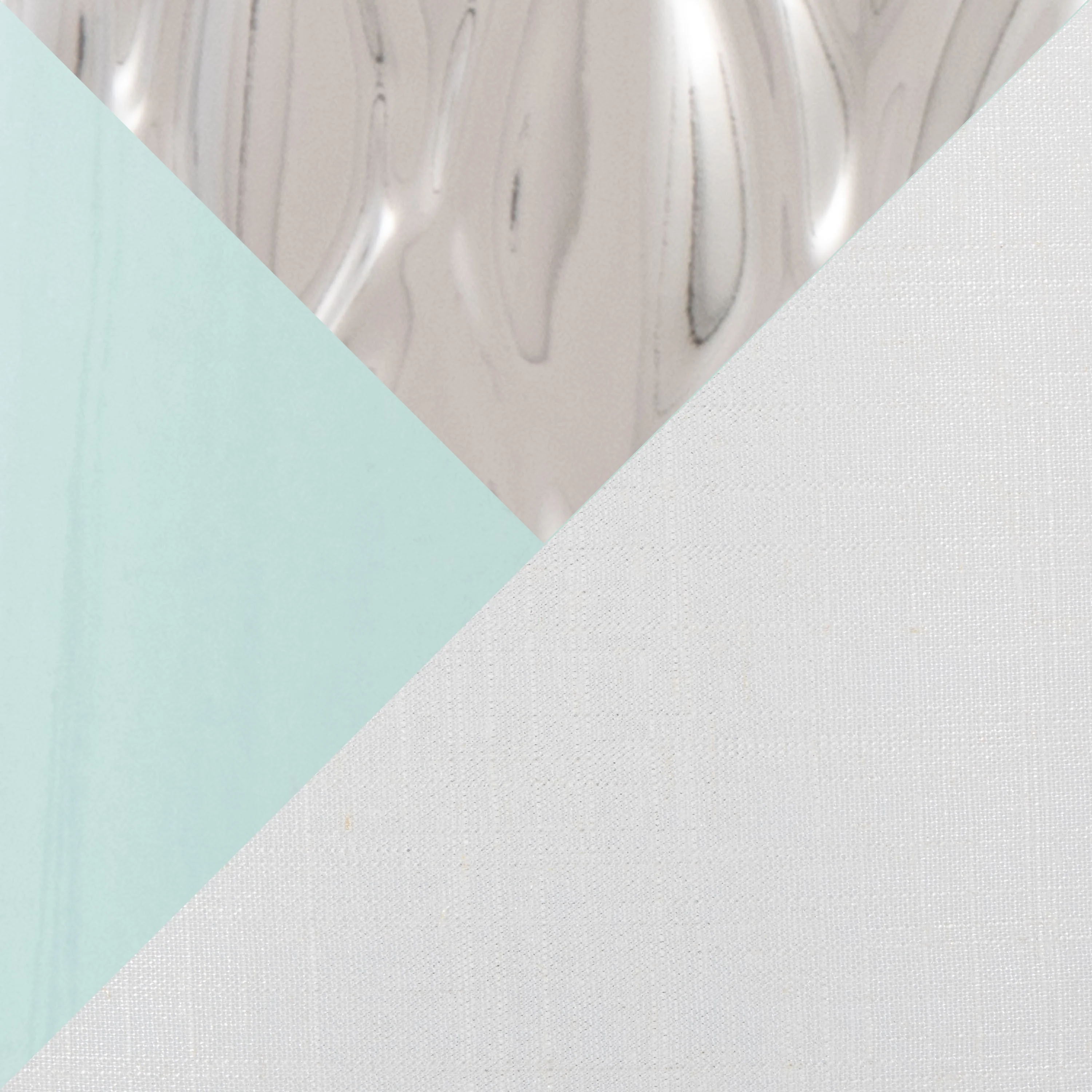 Penelope 22' Contemporary Ceramic Table Lamp with Tiffany Blue & Silver Body - Image 5