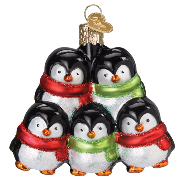 Penguin Family Of 5 Ornament - Image 3