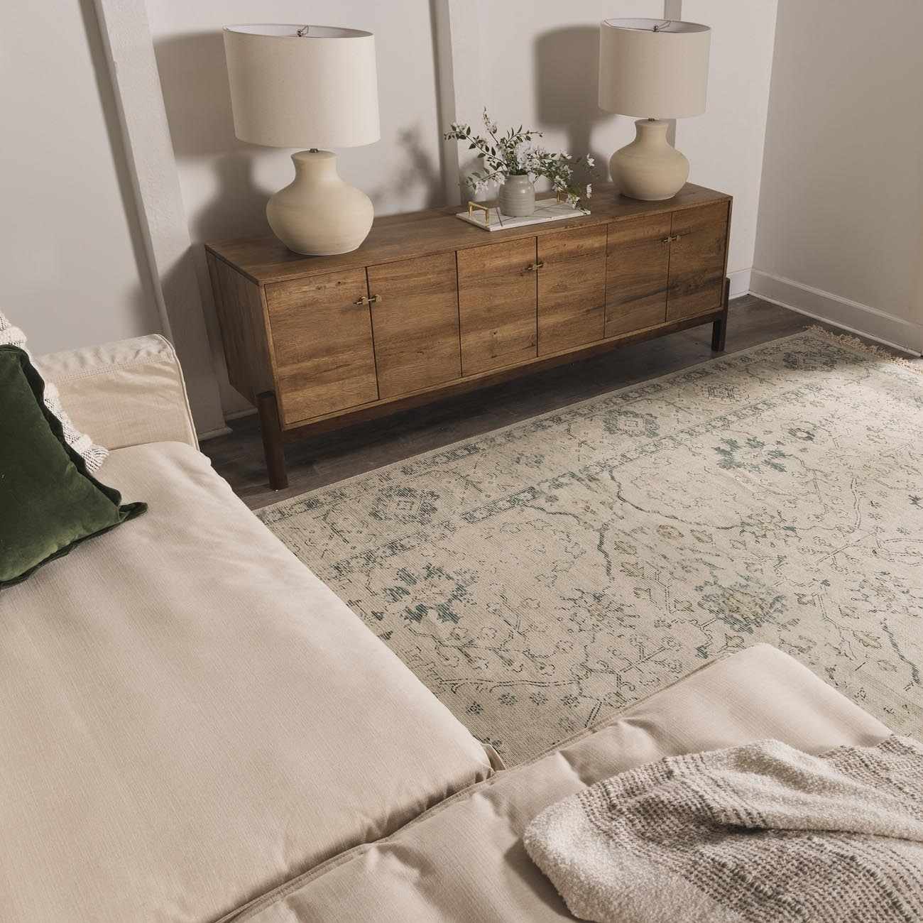 Penkridge Sage Persian Style Rug - Image 12