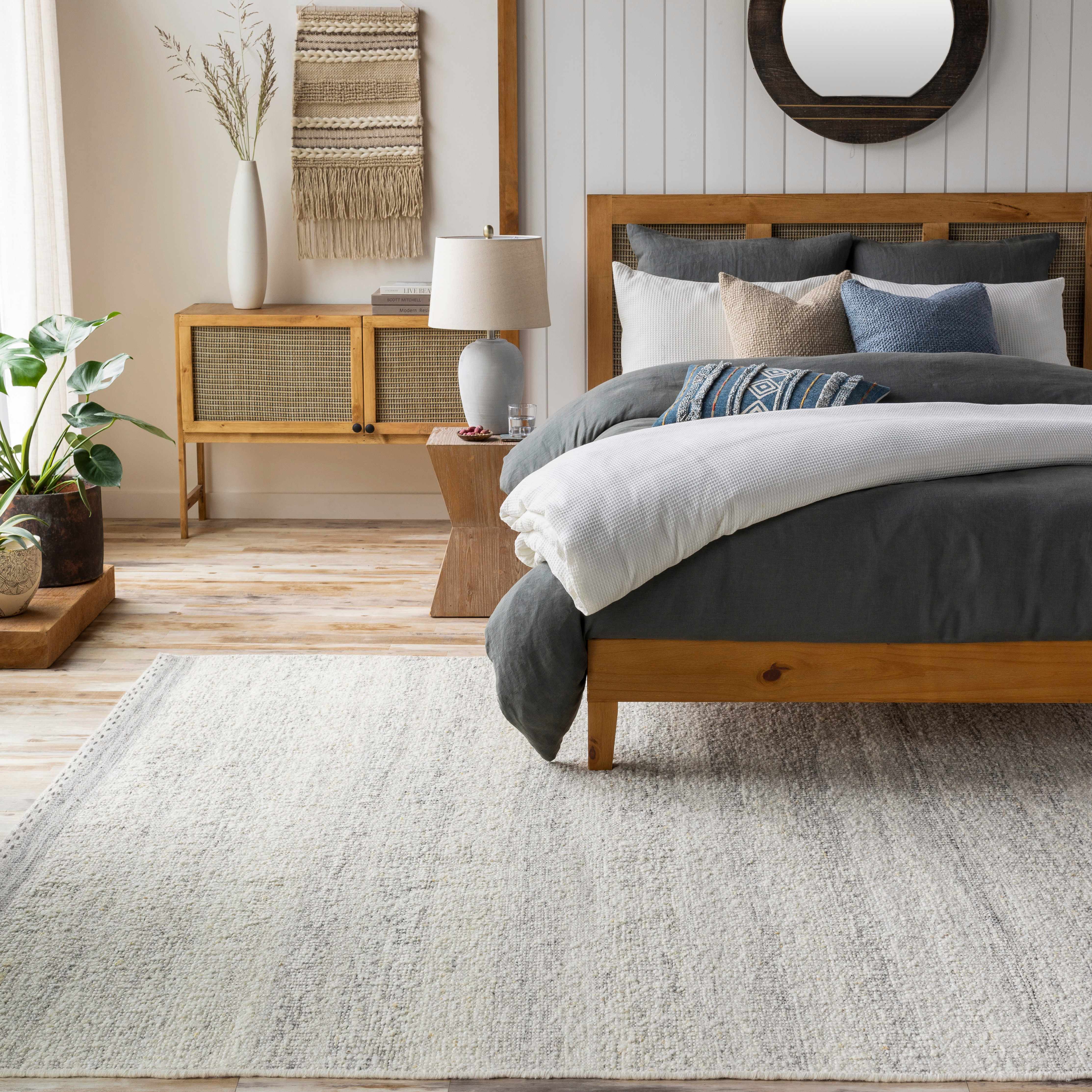Penticton Cream Flat Woven Wool Rug - Image 2
