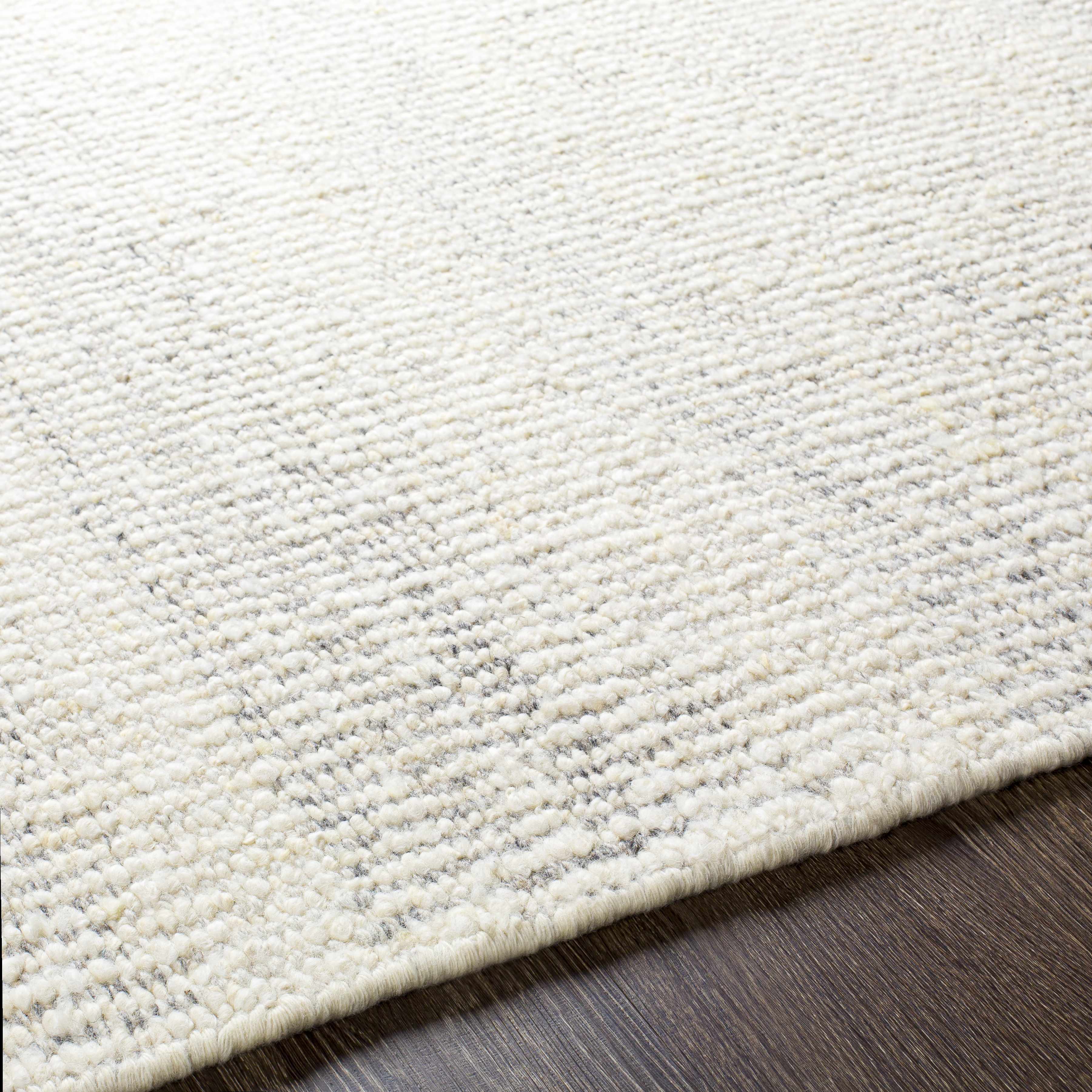 Penticton Cream Flat Woven Wool Rug - Image 6