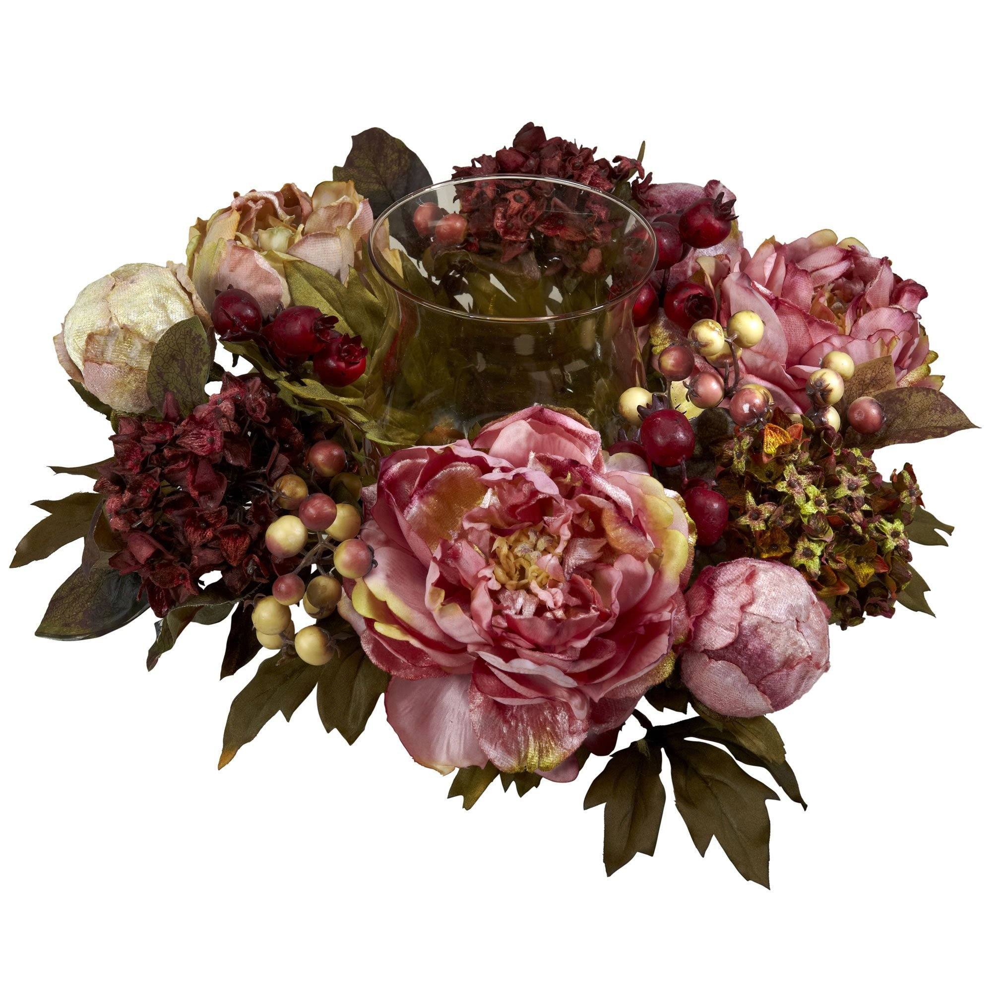Peony Hydrangea Candelabrum - Image 2