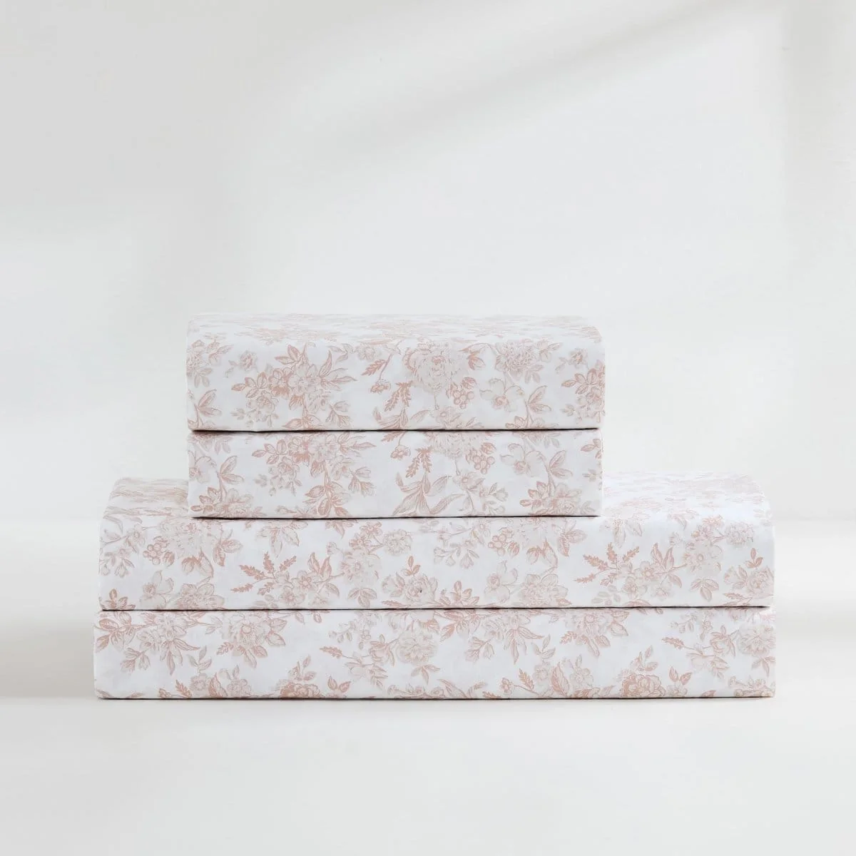 Peony Toile Cotton Sheet Set - Image 12