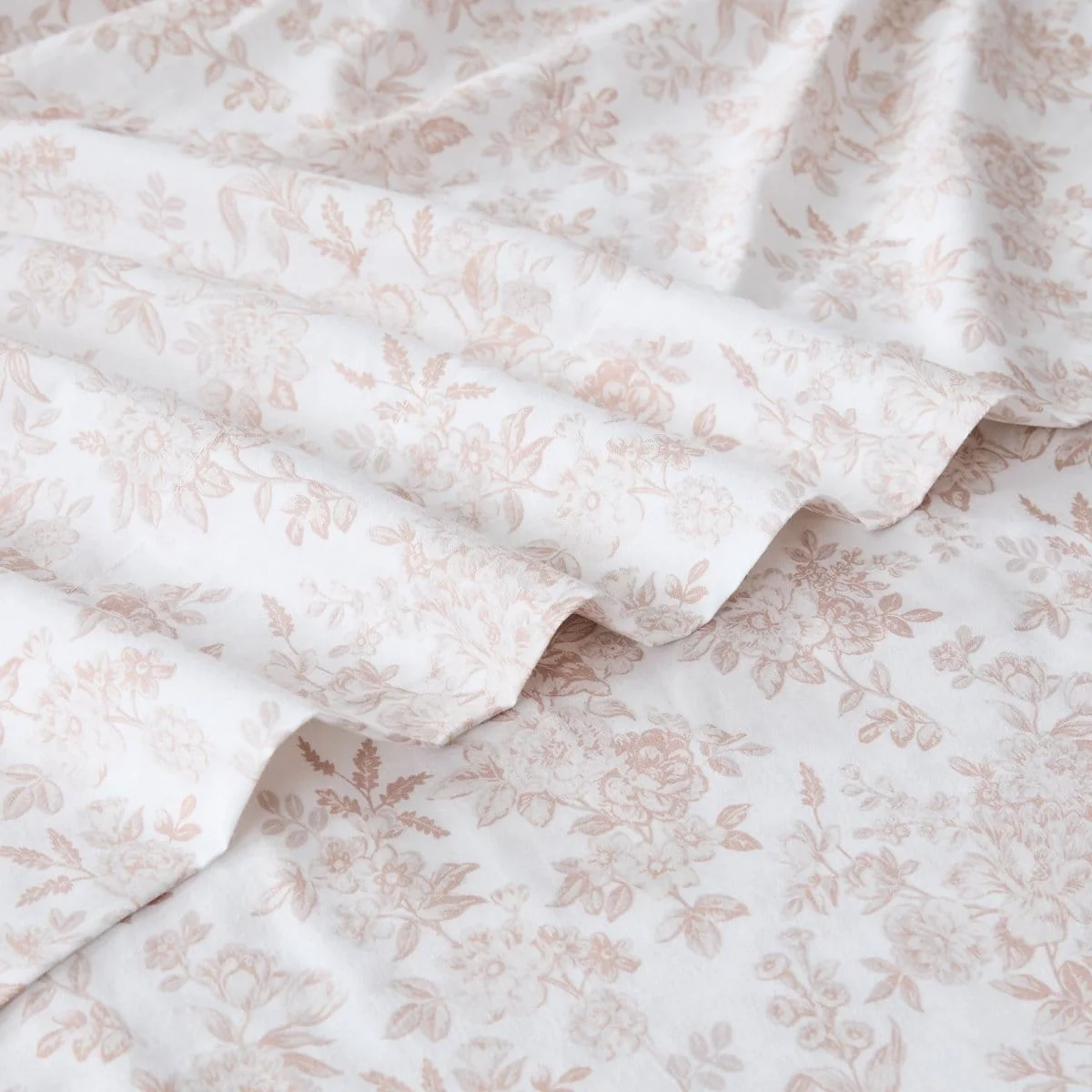 Peony Toile Cotton Sheet Set - Image 14