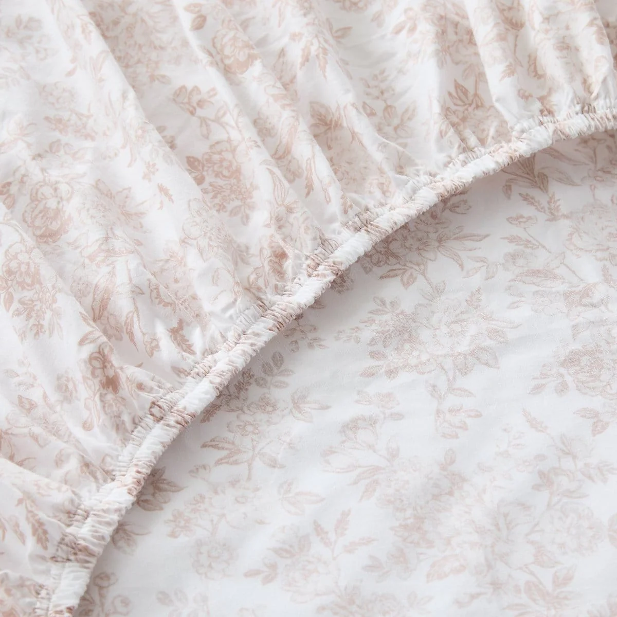 Peony Toile Cotton Sheet Set - Image 31