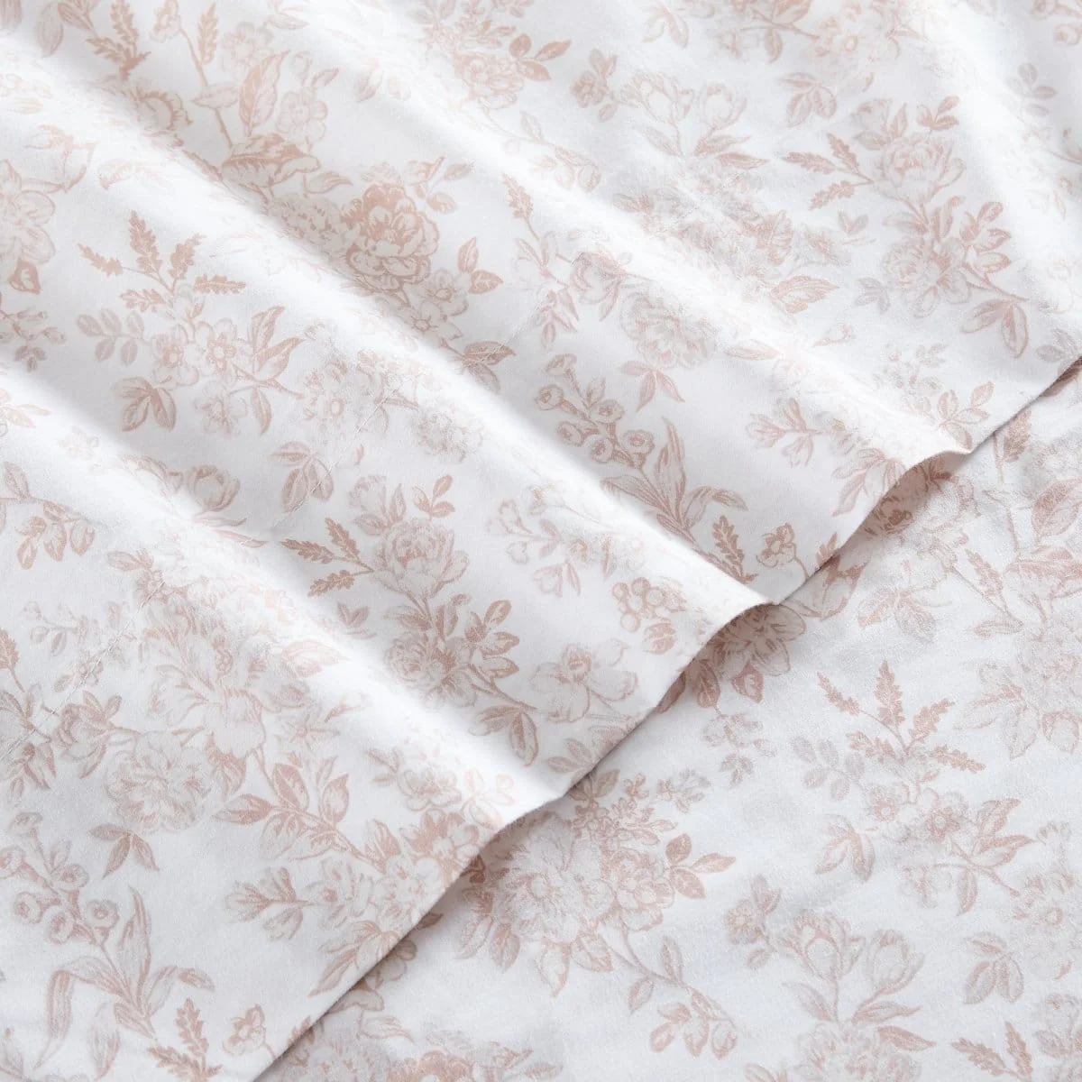 Peony Toile Cotton Sheet Set - Image 7