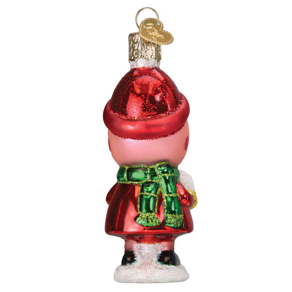 Peppa Pig With Snowball Ornament - Image 4