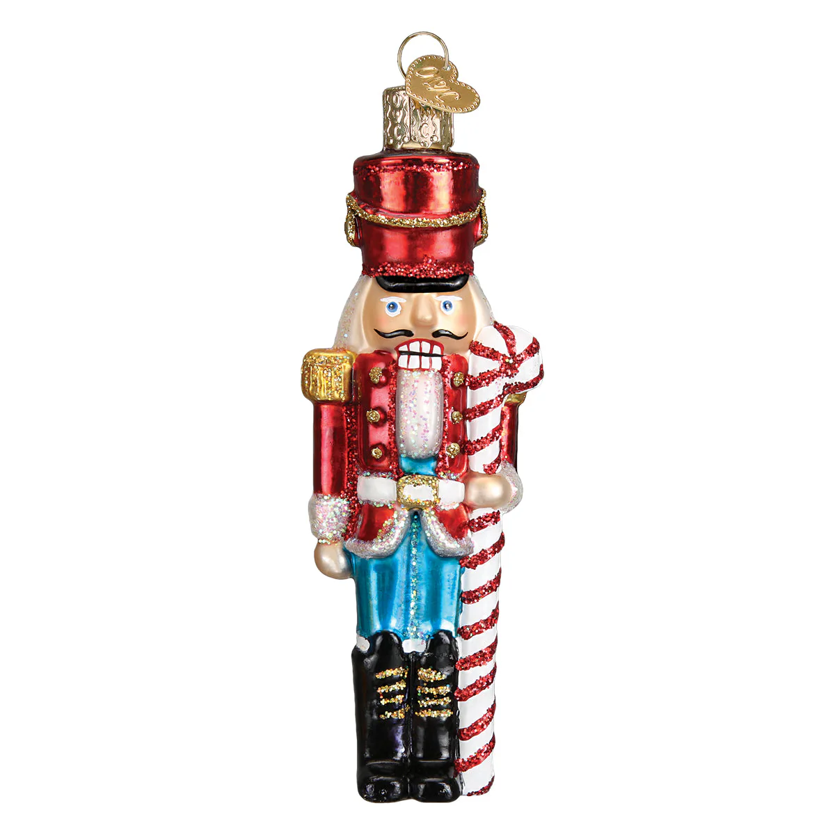 Peppermint Nutcracker Ornament - Image 3