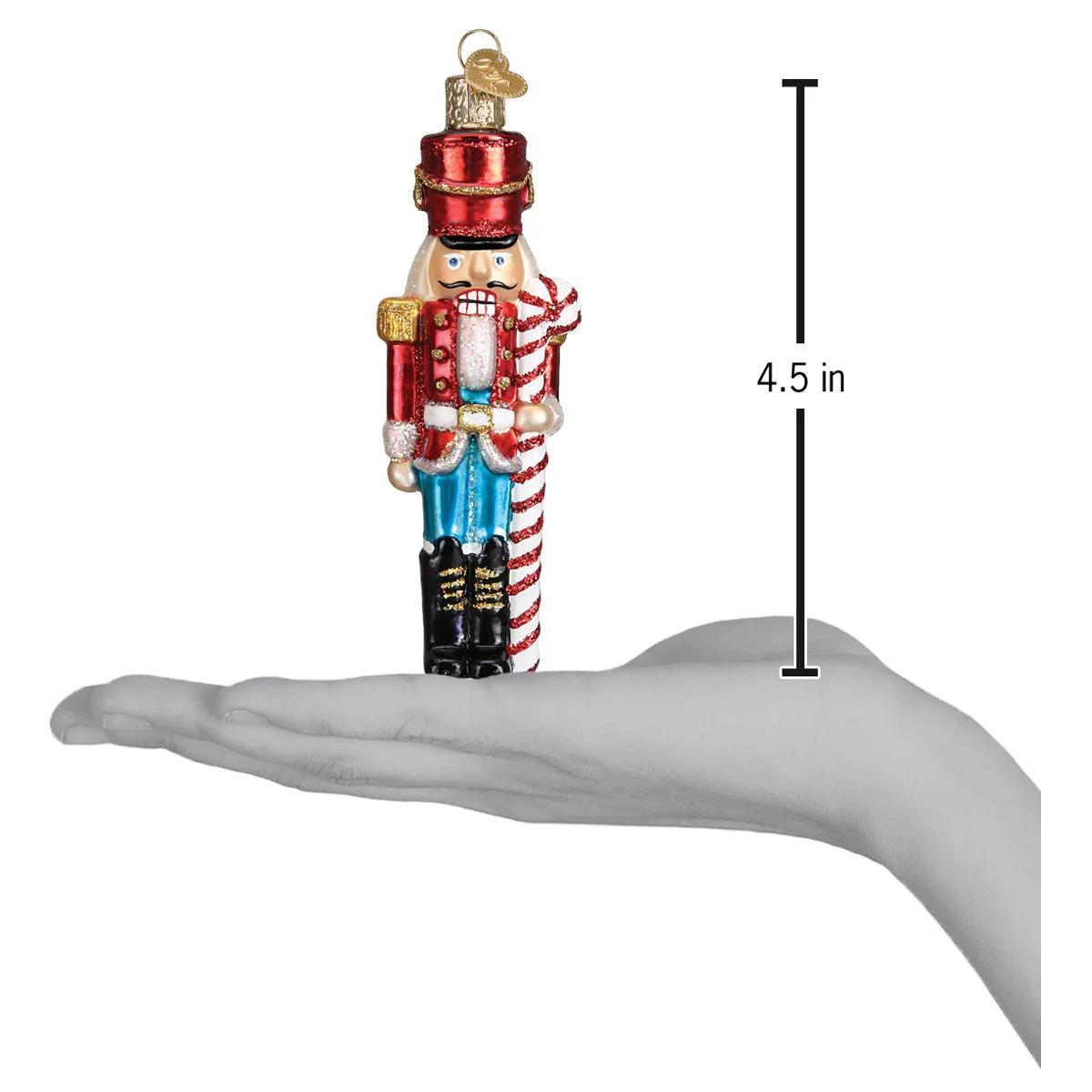 Peppermint Nutcracker Ornament - Image 6