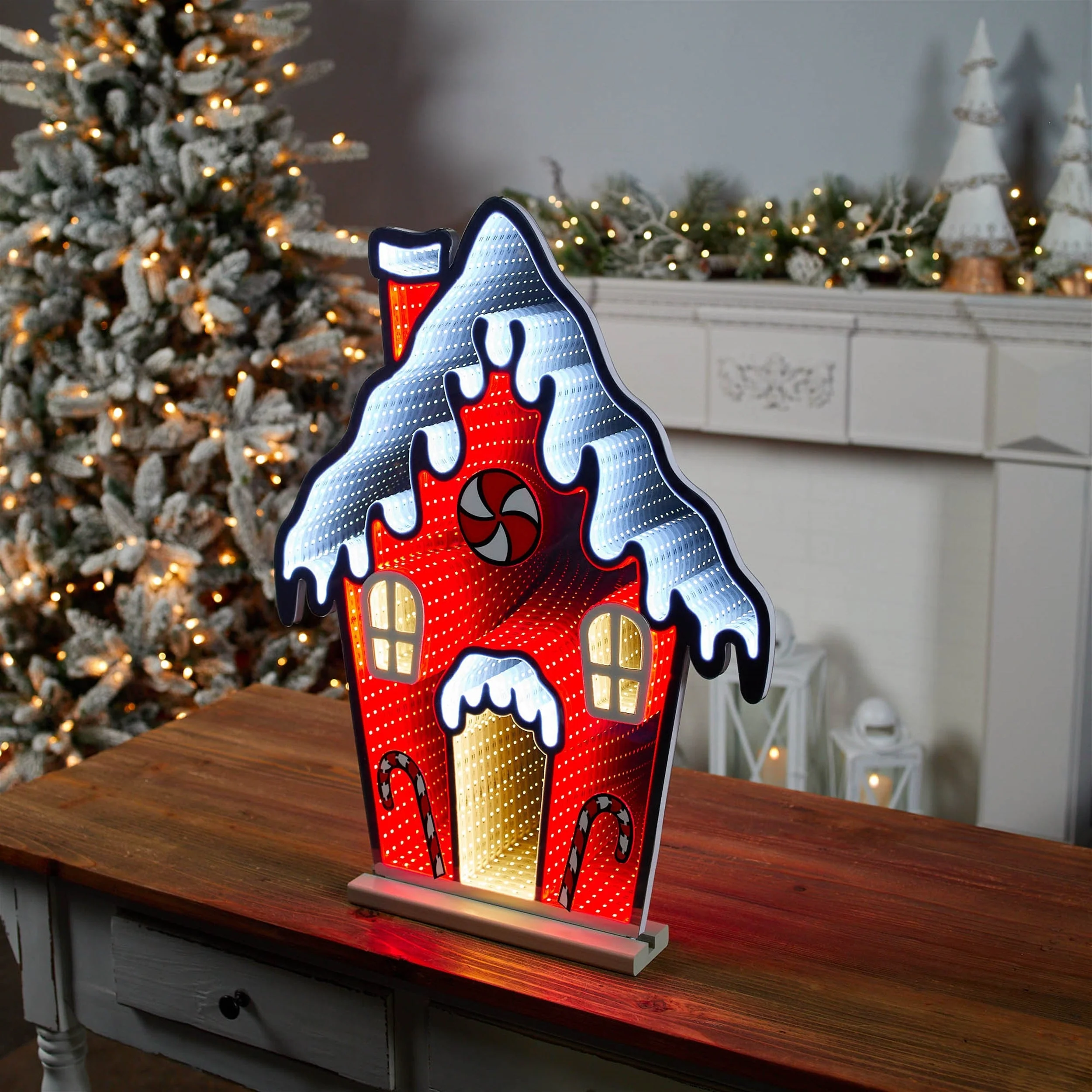 Pepperpint Gingerbread House Ekkolight 26"H - Image 2
