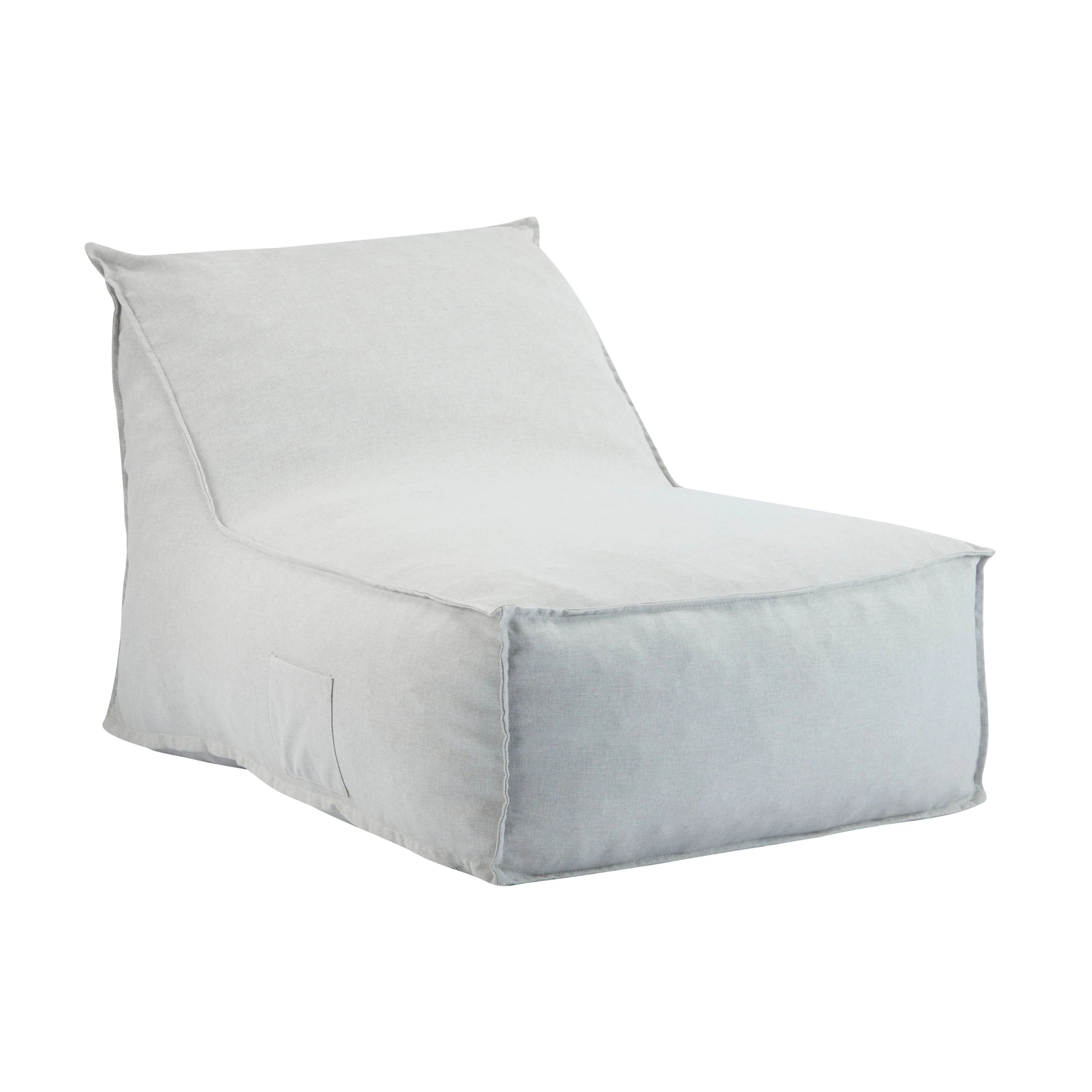 Perry Outdoor Bean Bag Lounge Chair Set of 2 - Image 6