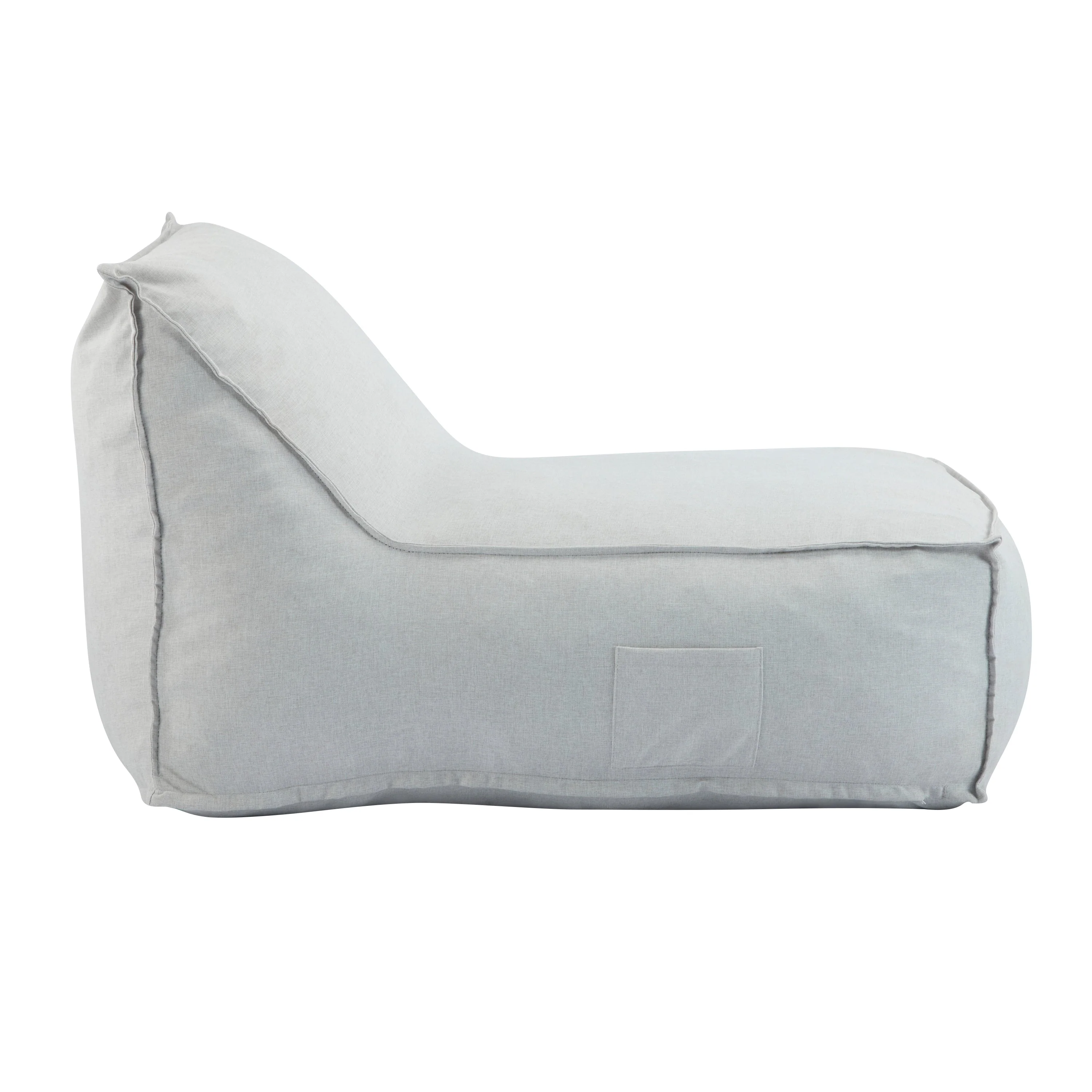 Perry Outdoor Bean Bag Lounge Chair Set of 2 - Image 7