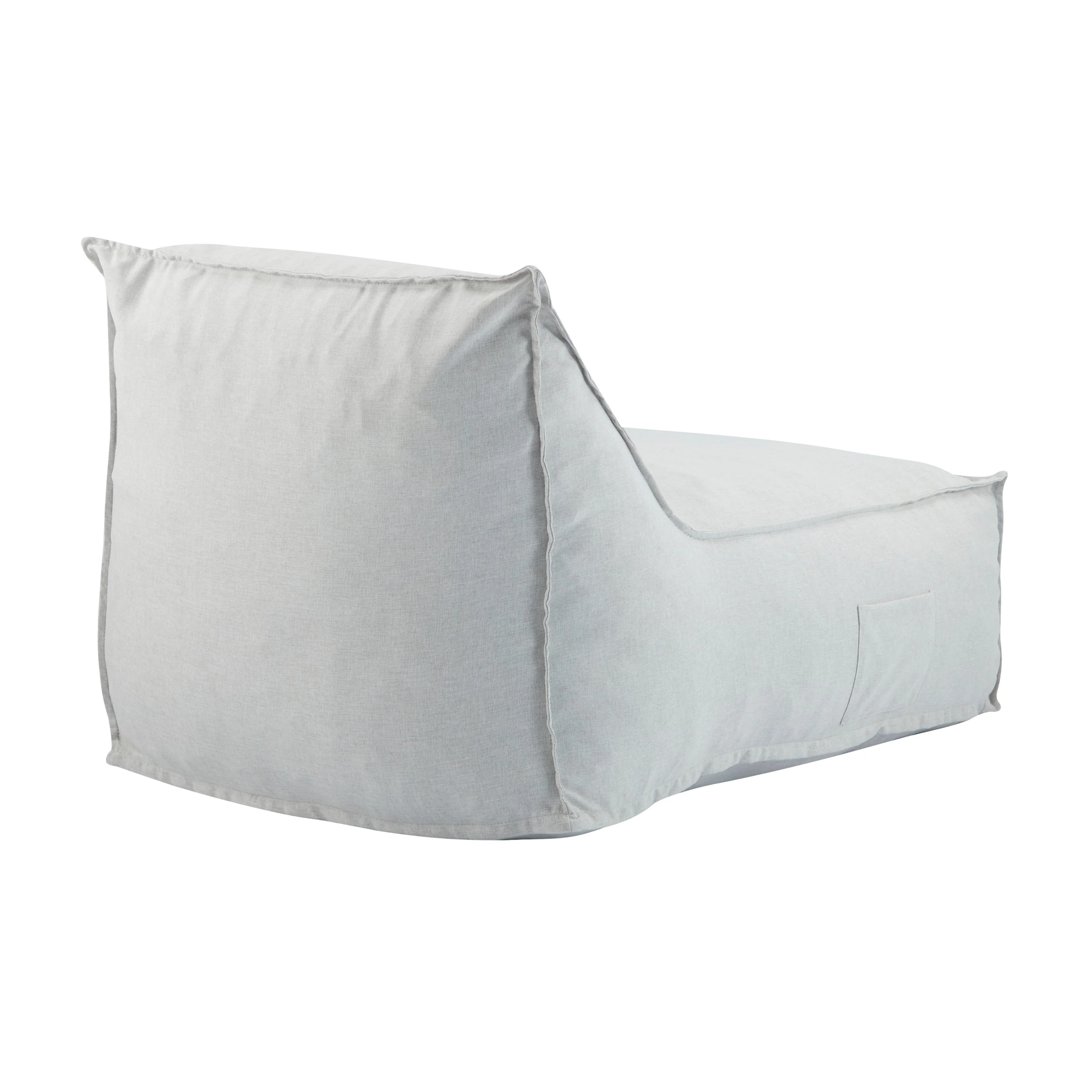Perry Outdoor Bean Bag Lounge Chair Set of 2 - Image 9