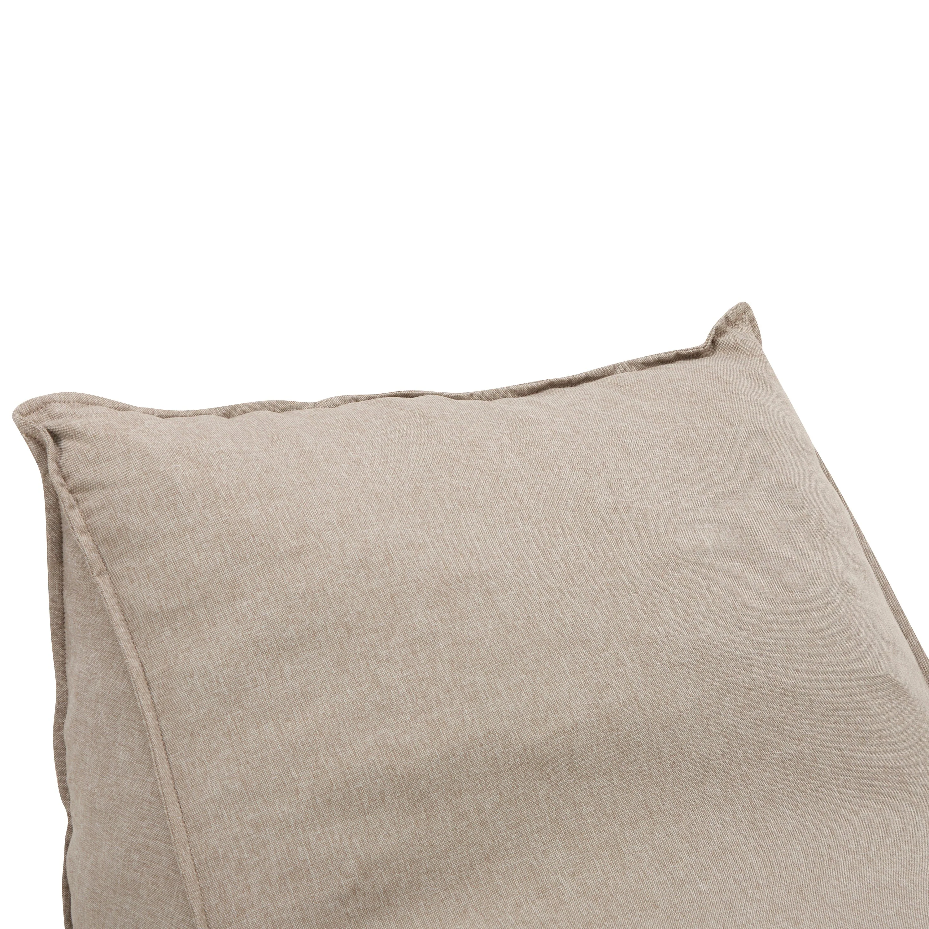 Perry Outdoor Bean Bag Lounge Chair Set of 2 in Beige - Image 10