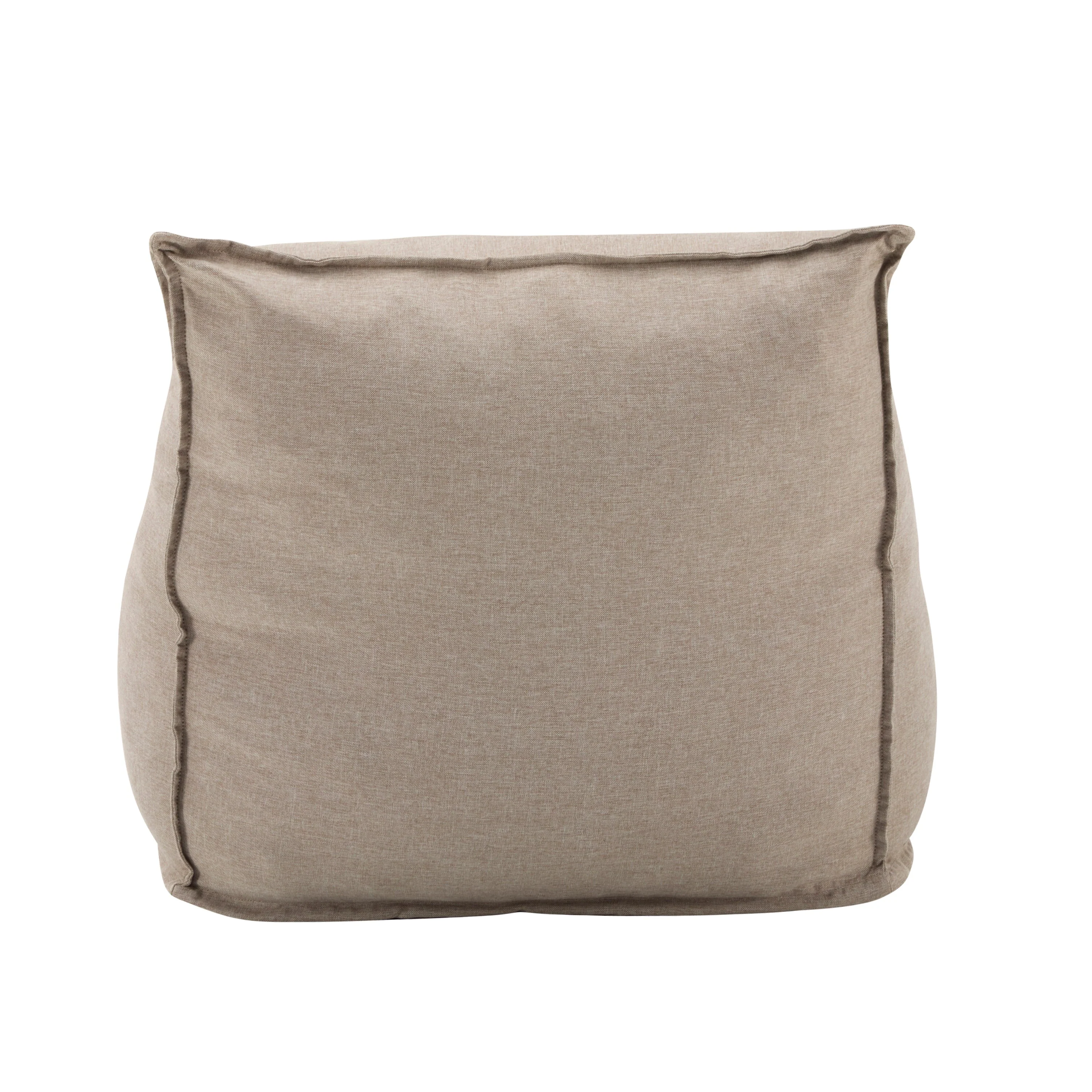 Perry Outdoor Bean Bag Lounge Chair Set of 2 in Beige - Image 9