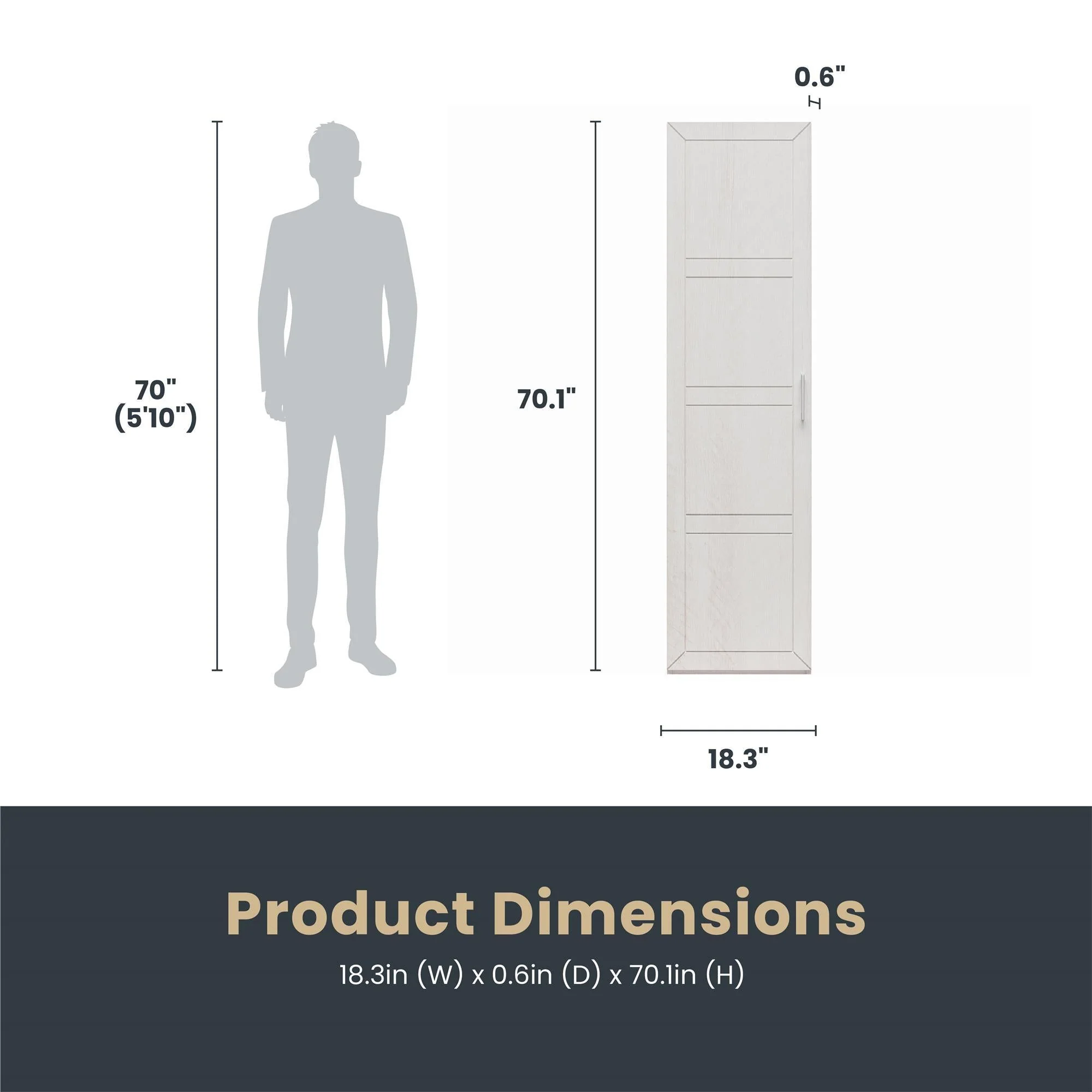 Perry Park - Modular Membrane Press Single Door Kit - Ivory - Image 3