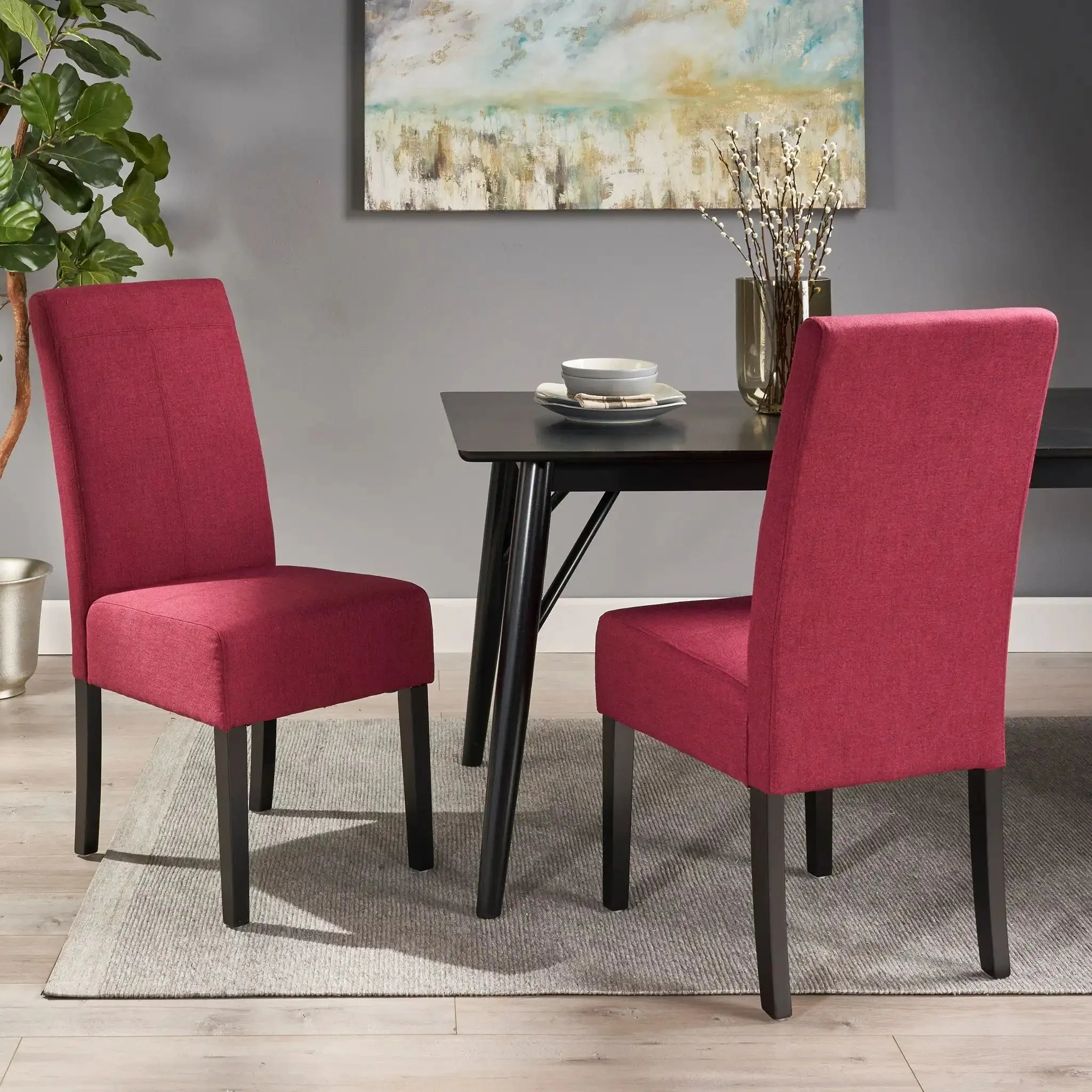 Pertica - Dining Upholstered Armless Chairs (Set of 2) - Image 6